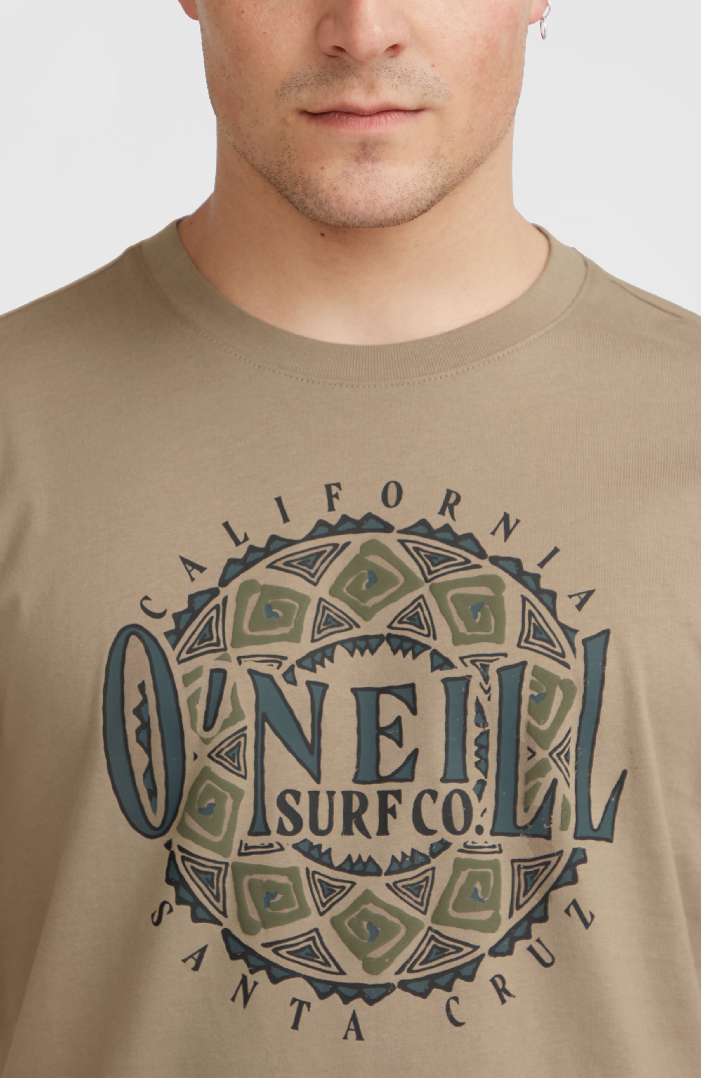 Ikat Graphic T-Shirt Concrete