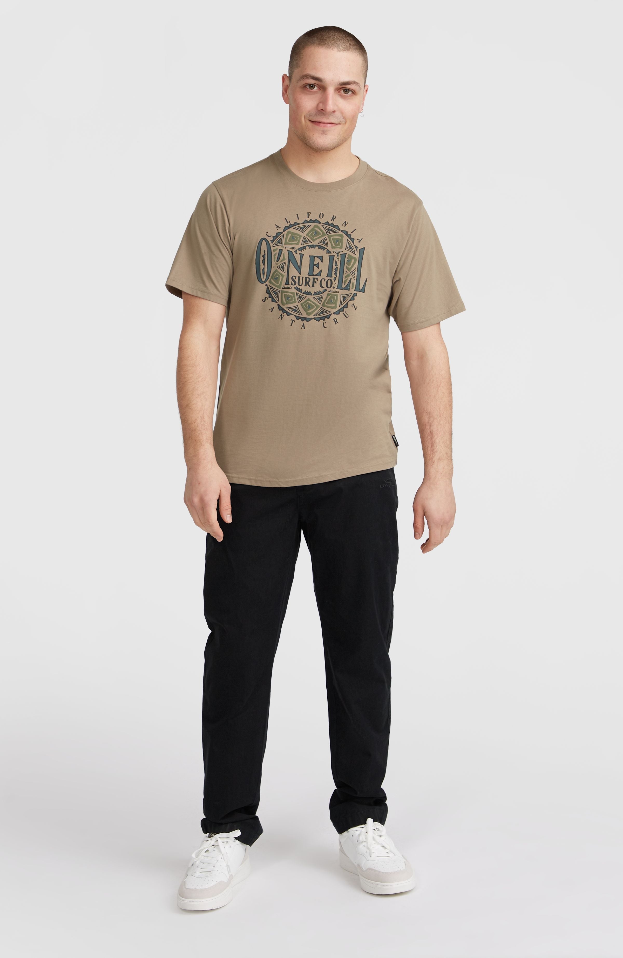 Ikat Graphic T-Shirt Concrete