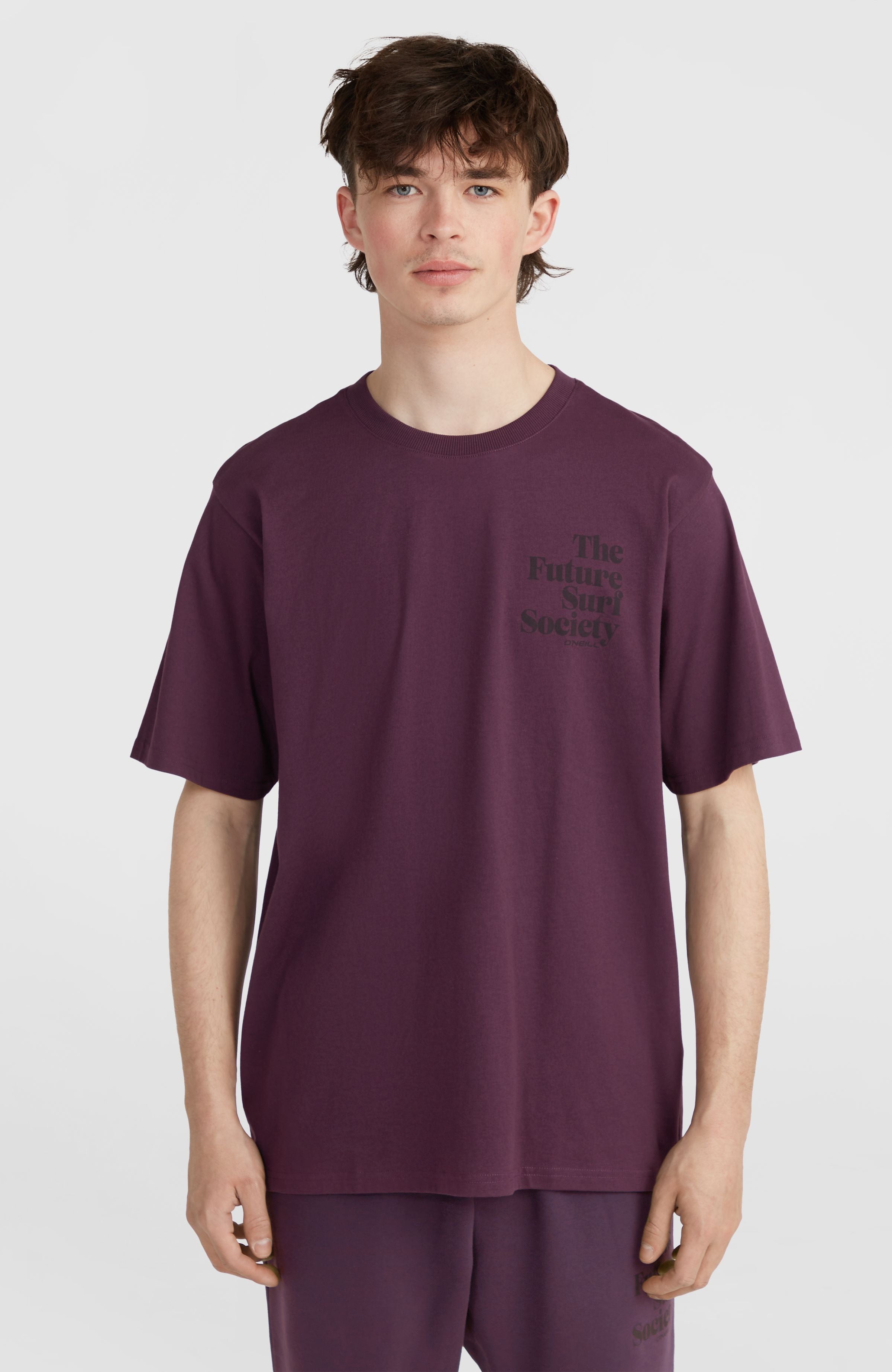 Future Surf Society T-Shirt Aubergine