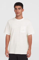 Slub Chest Pocket T-Shirt Snow White