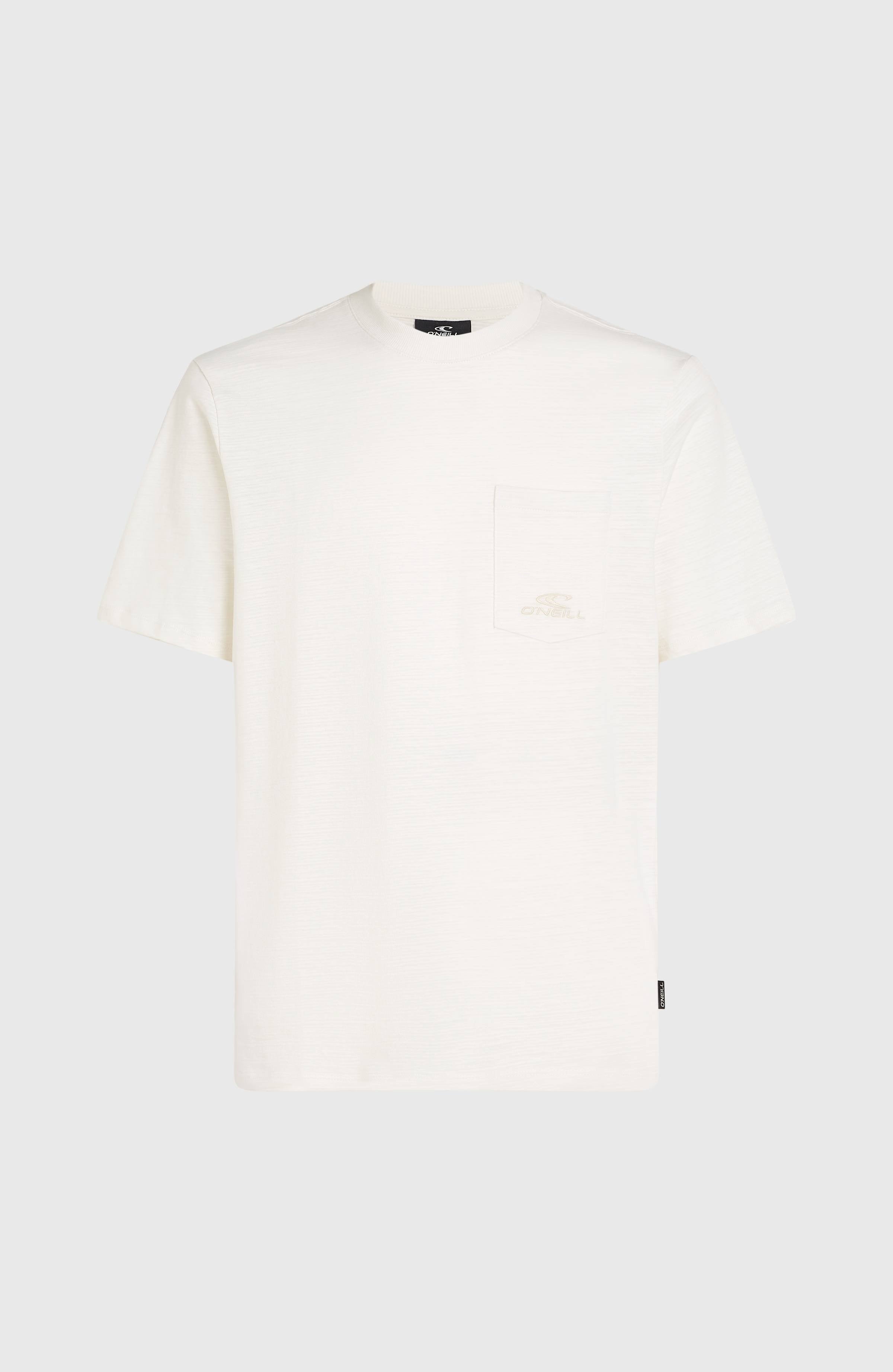 Slub Chest Pocket T-Shirt Snow White