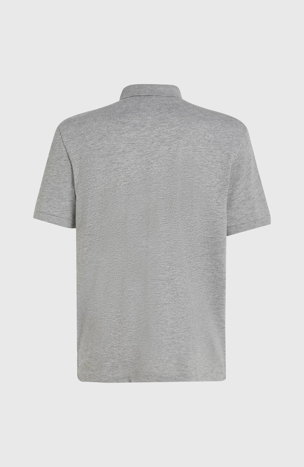 Slub Small Logo Polo Silver Melee