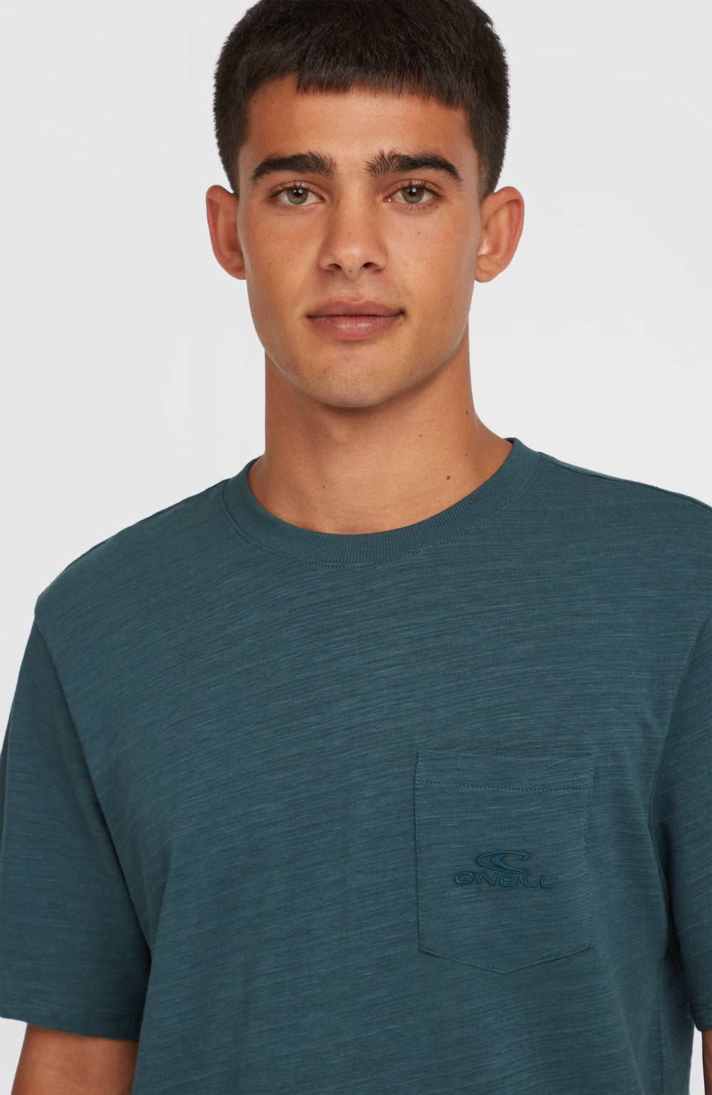 Slub Chest Pocket T-Shirt Alma Steel
