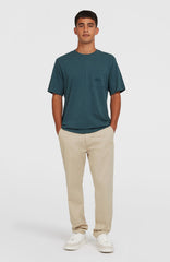 Slub Chest Pocket T-Shirt Alma Steel