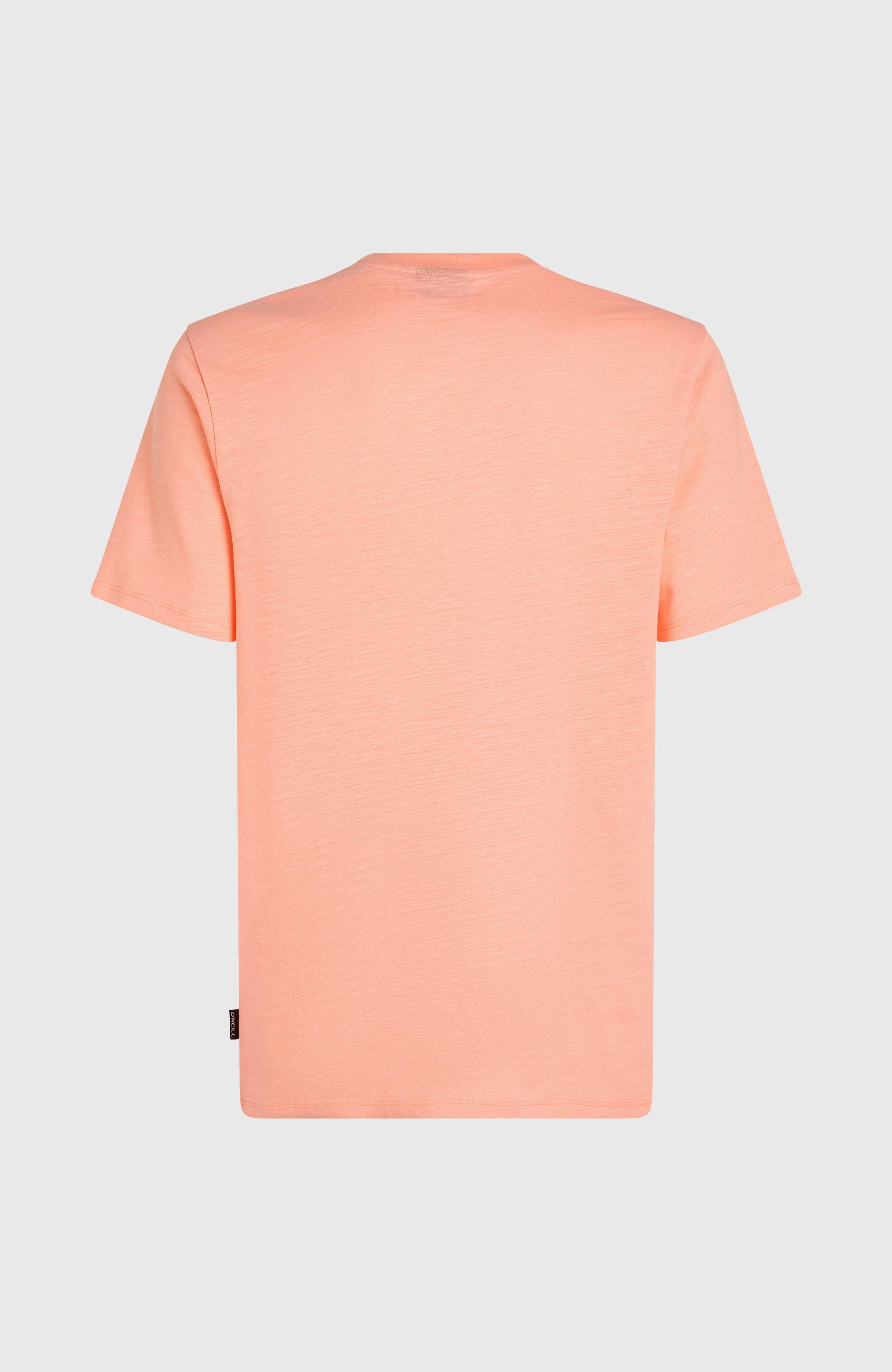 Slub Chest Pocket T-Shirt Coral Pop