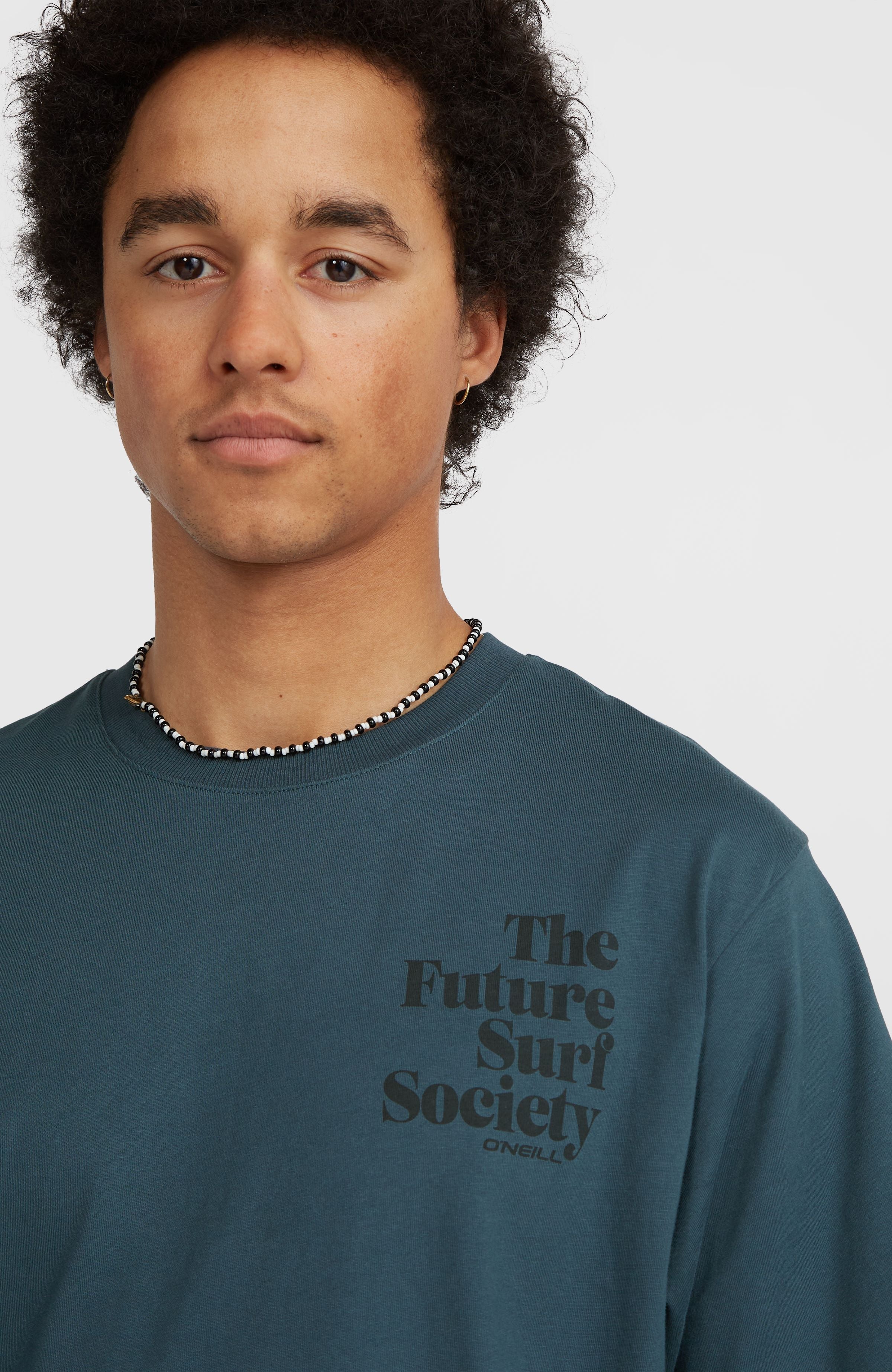 Future Surf Society T-Shirt Alma Steel