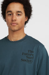 Future Surf Society T-Shirt Alma Steel