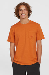 Slub Chest Pocket T-Shirt Cinnamon Stick