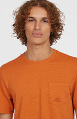 Slub Chest Pocket T-Shirt Cinnamon Stick