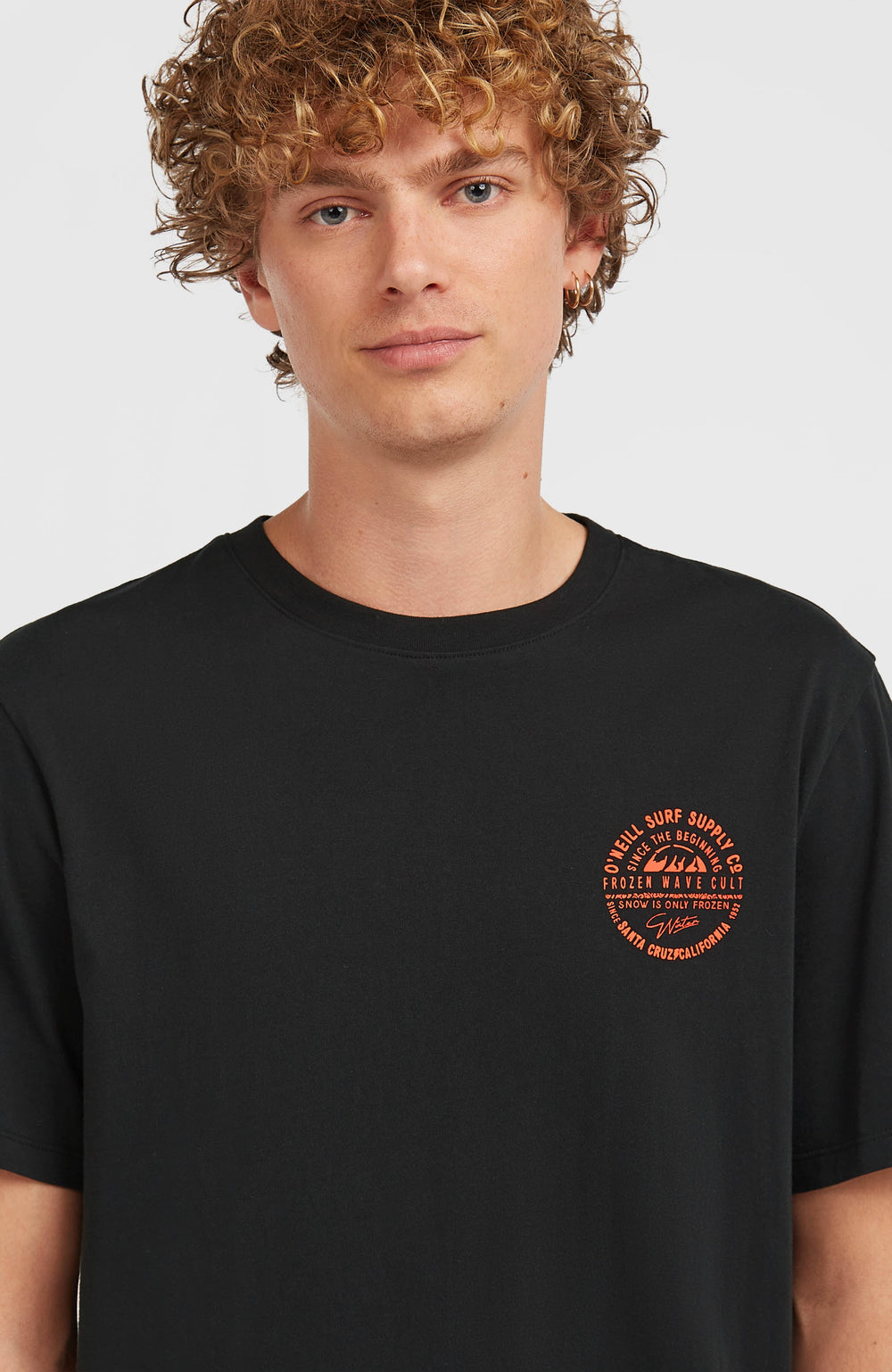 Chest-Print T-Shirt Black Out