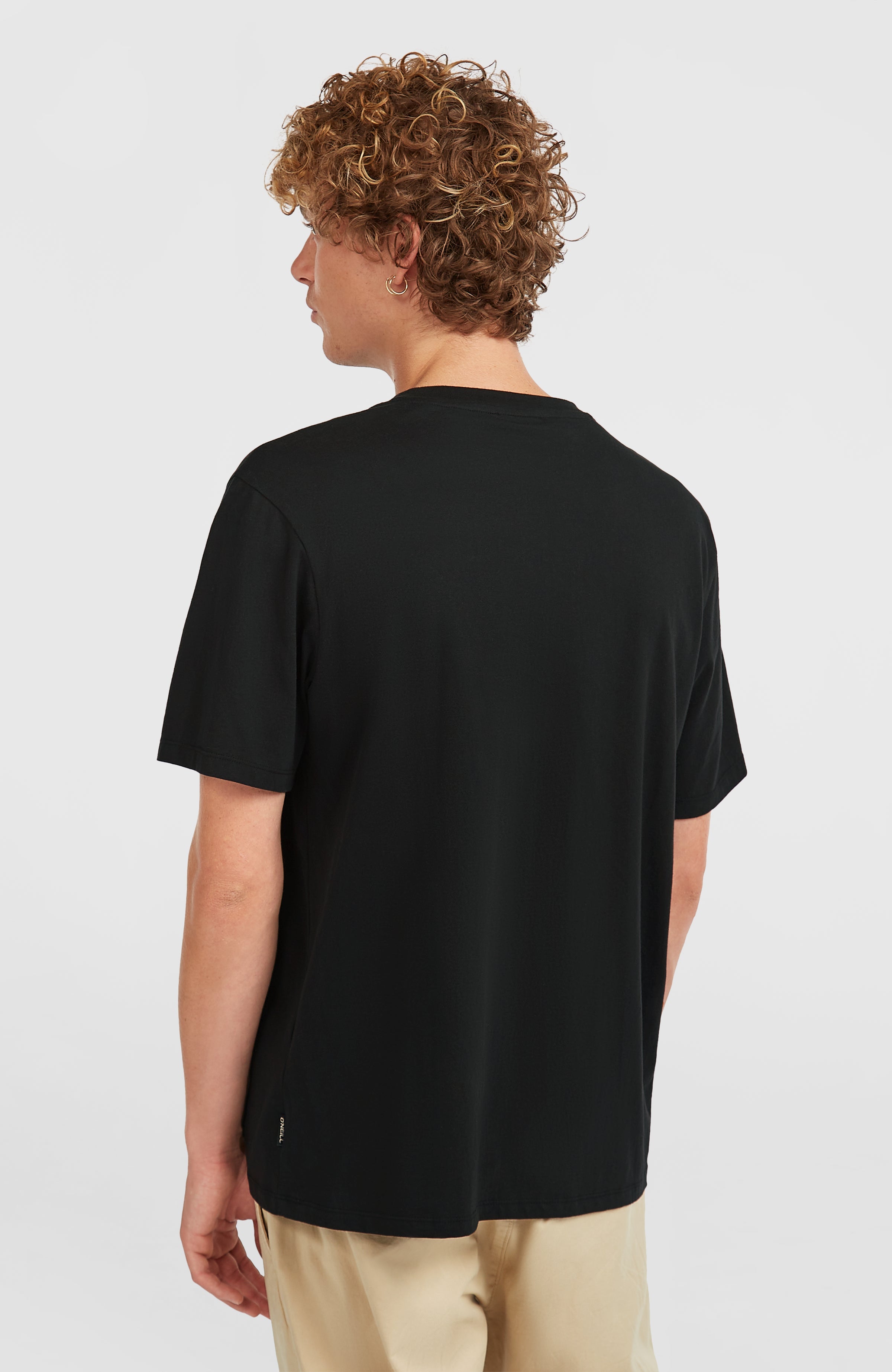 Chest-Print T-Shirt Black Out