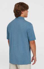 Slub Small Logo Polo Copen Blue