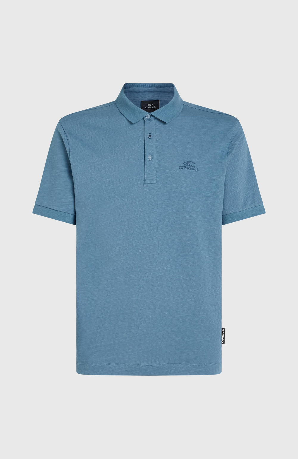Slub Small Logo Polo Copen Blue