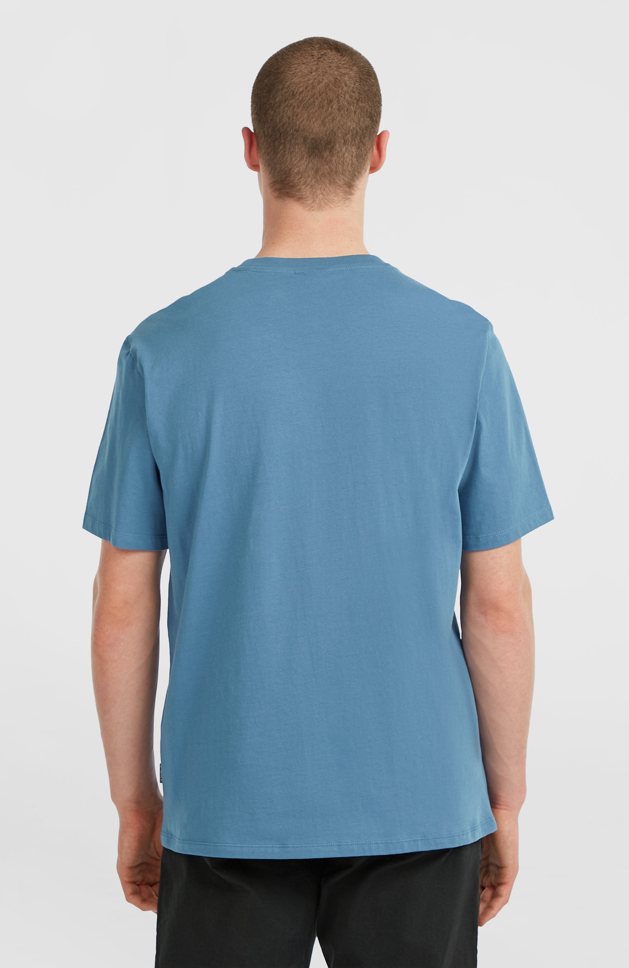Chest-Print T-Shirt Mozart Blue