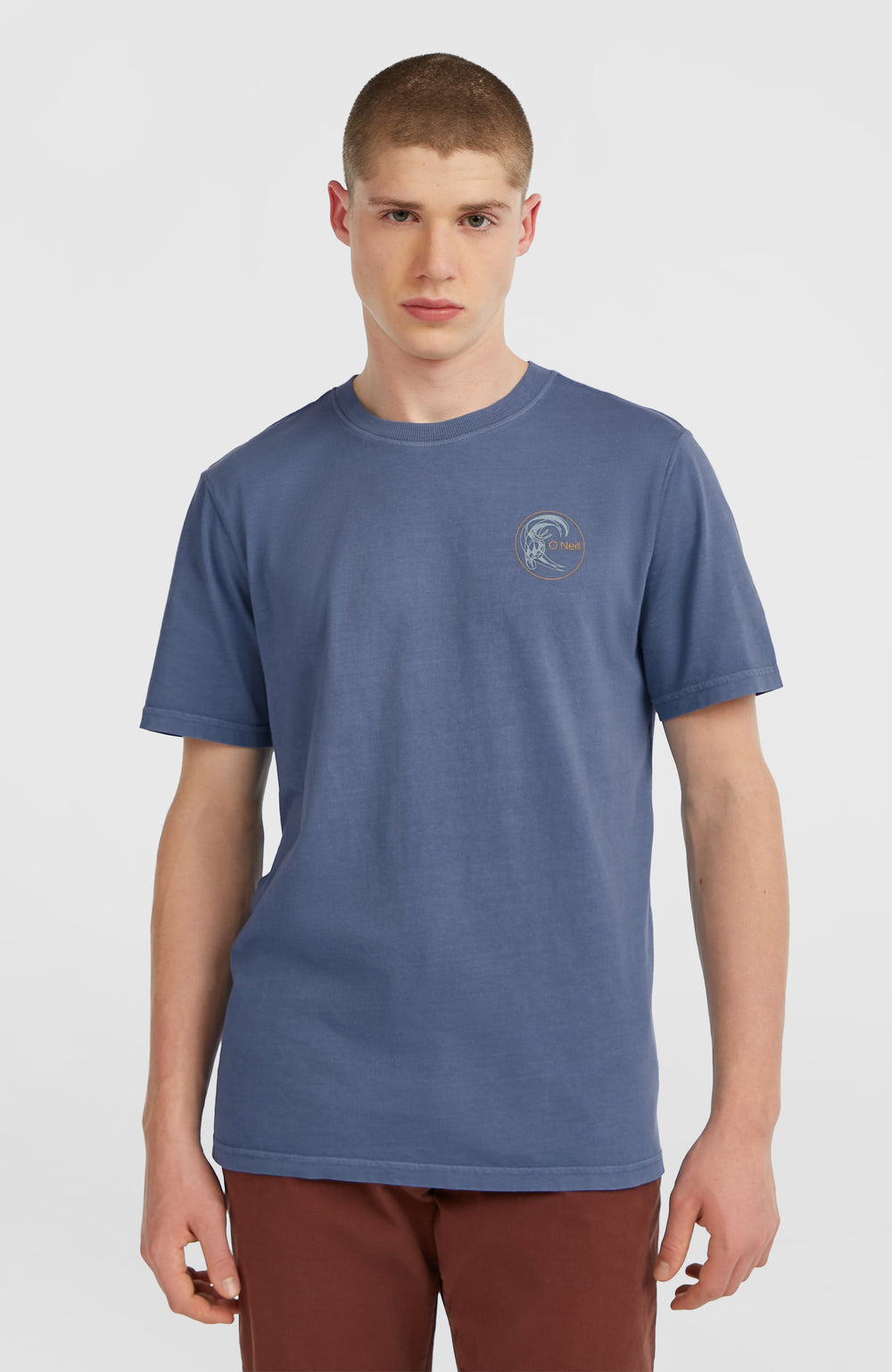 O'Riginals Retro Back-Print T-Shirt Mozart Blue