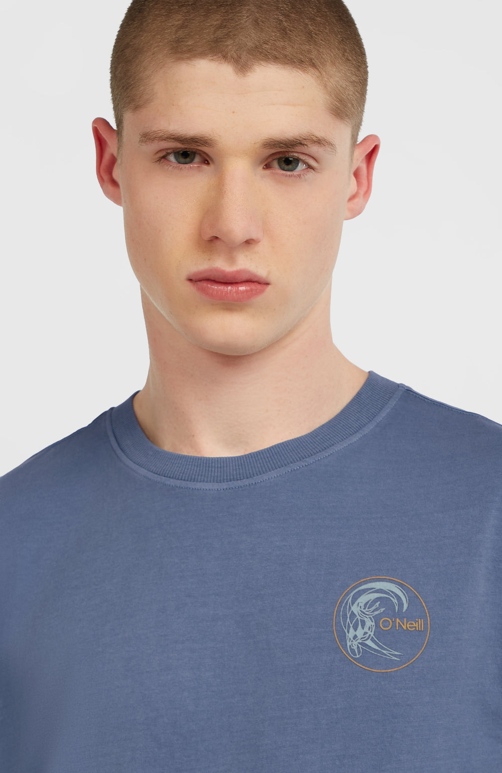O'Riginals Retro Back-Print T-Shirt Mozart Blue
