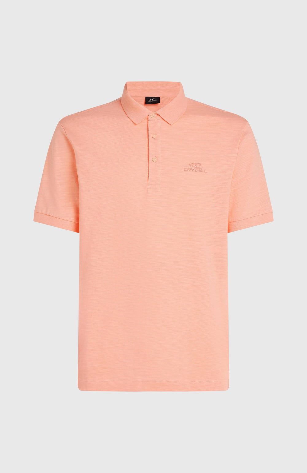 Slub Small Logo Polo Coral Pop