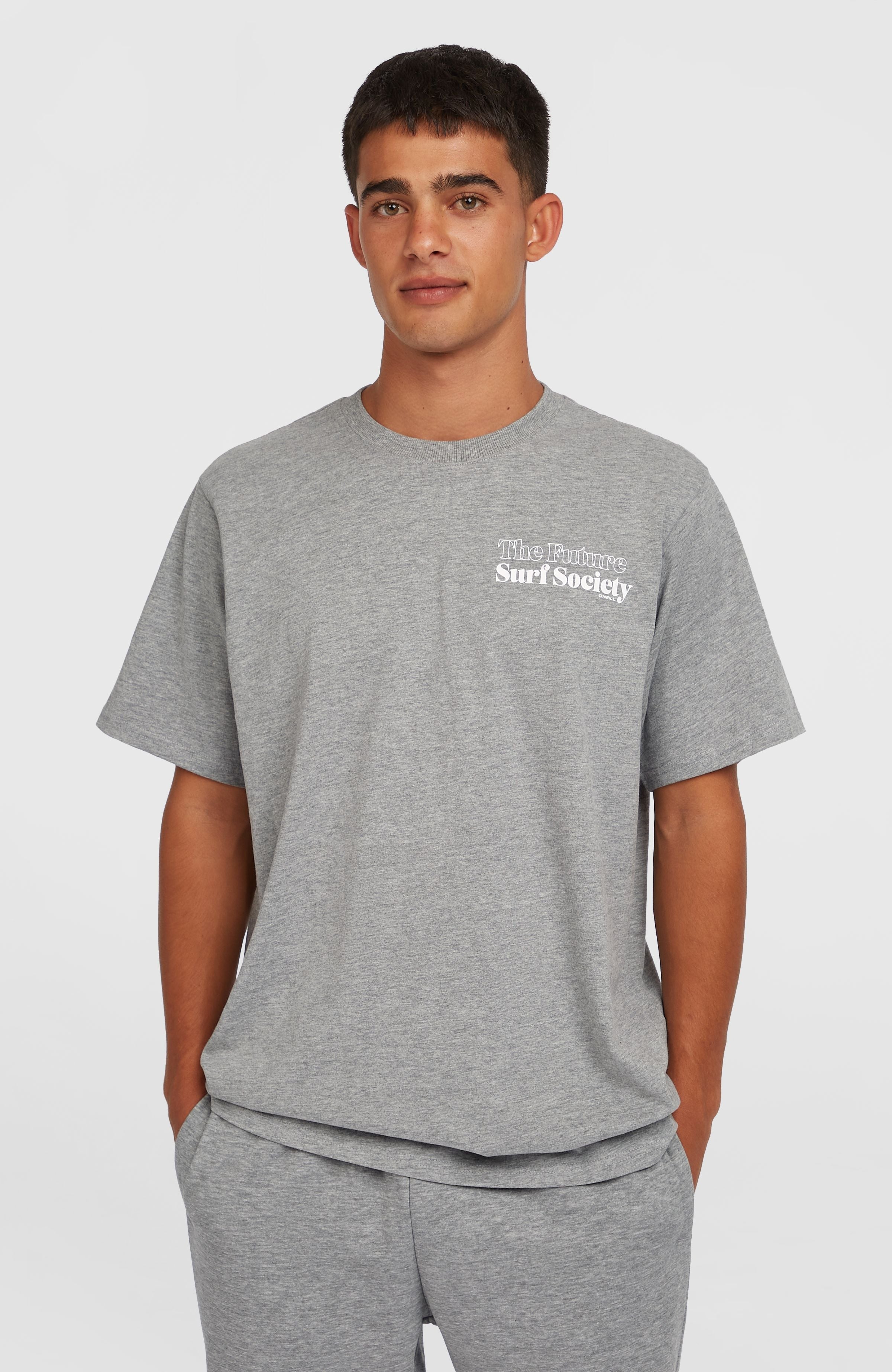 Future Surf Society T-Shirt Silver Melee