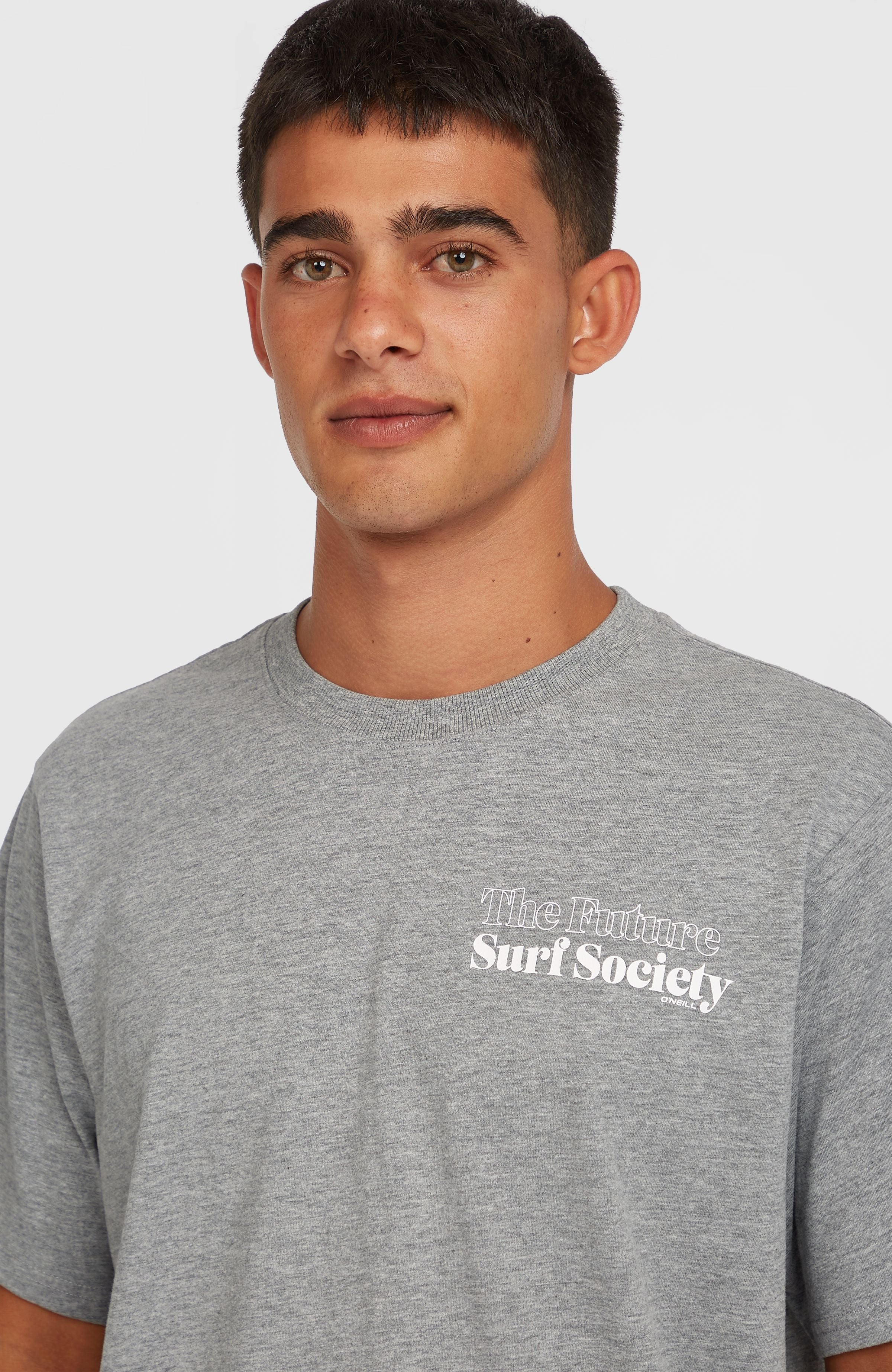 Future Surf Society T-Shirt Silver Melee