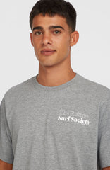 Future Surf Society T-Shirt Silver Melee