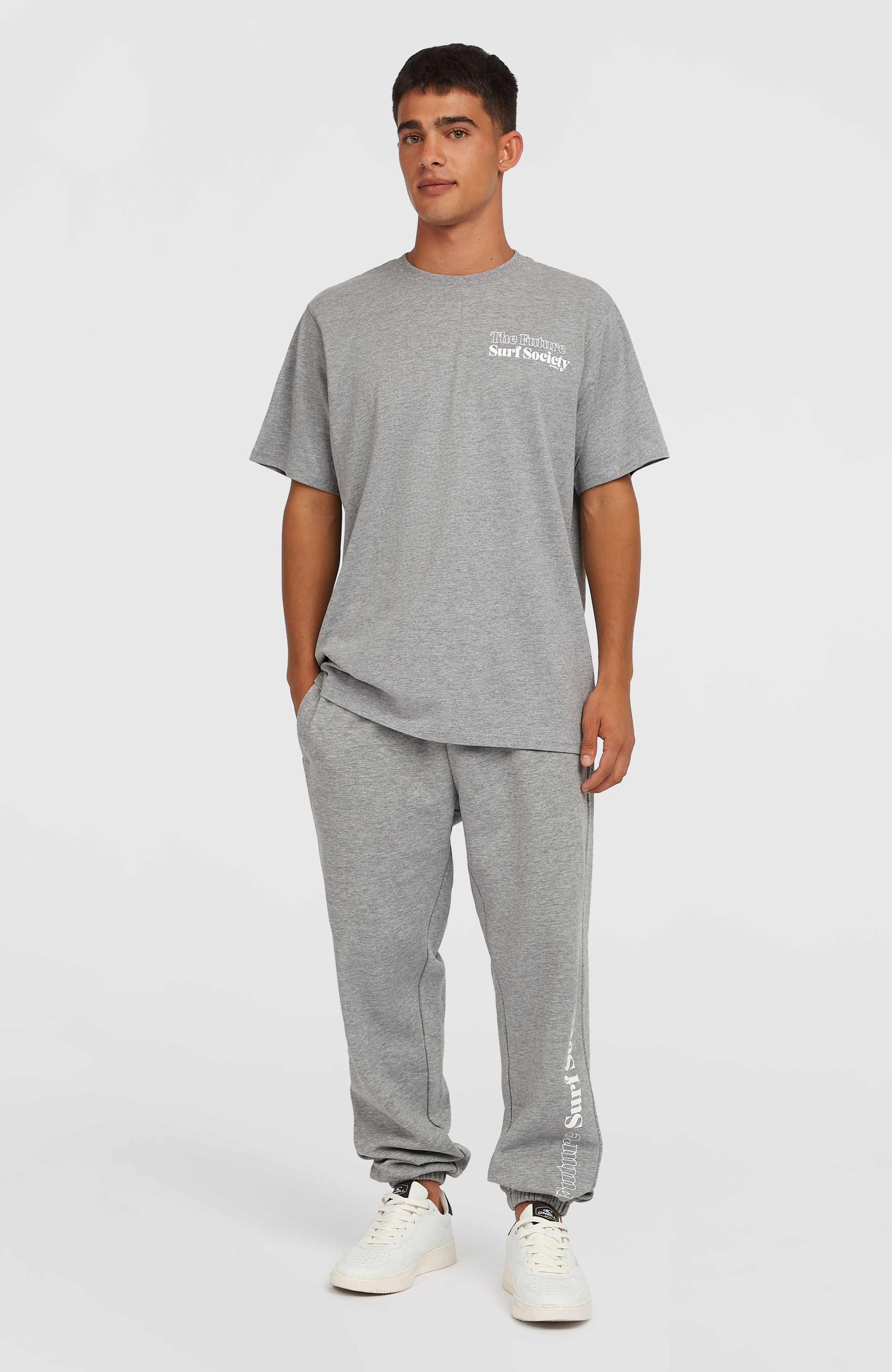 Future Surf Society T-Shirt Silver Melee