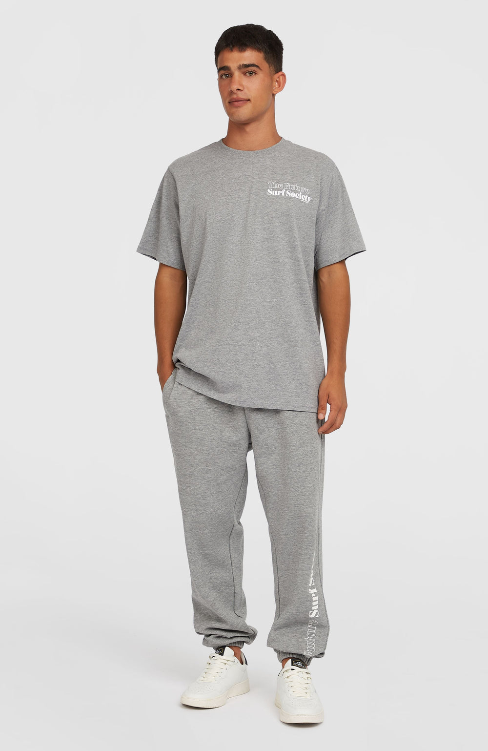 Future Surf Society T-Shirt Silver Melee