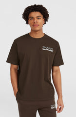 Future Surf Society T-Shirt Coffee Bean