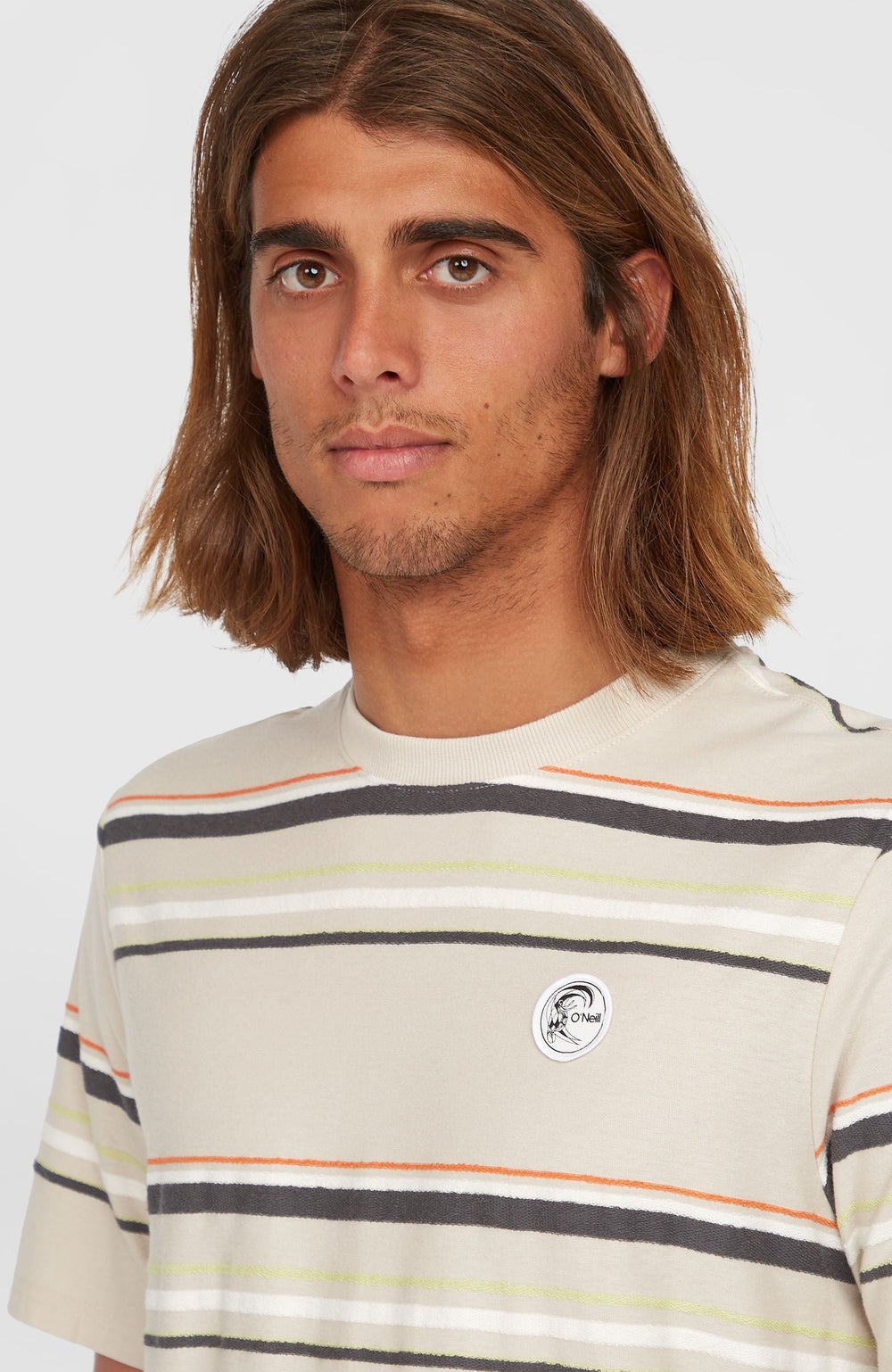 O'Riginals Stripe T-Shirt Beige Originals Retro Stripe