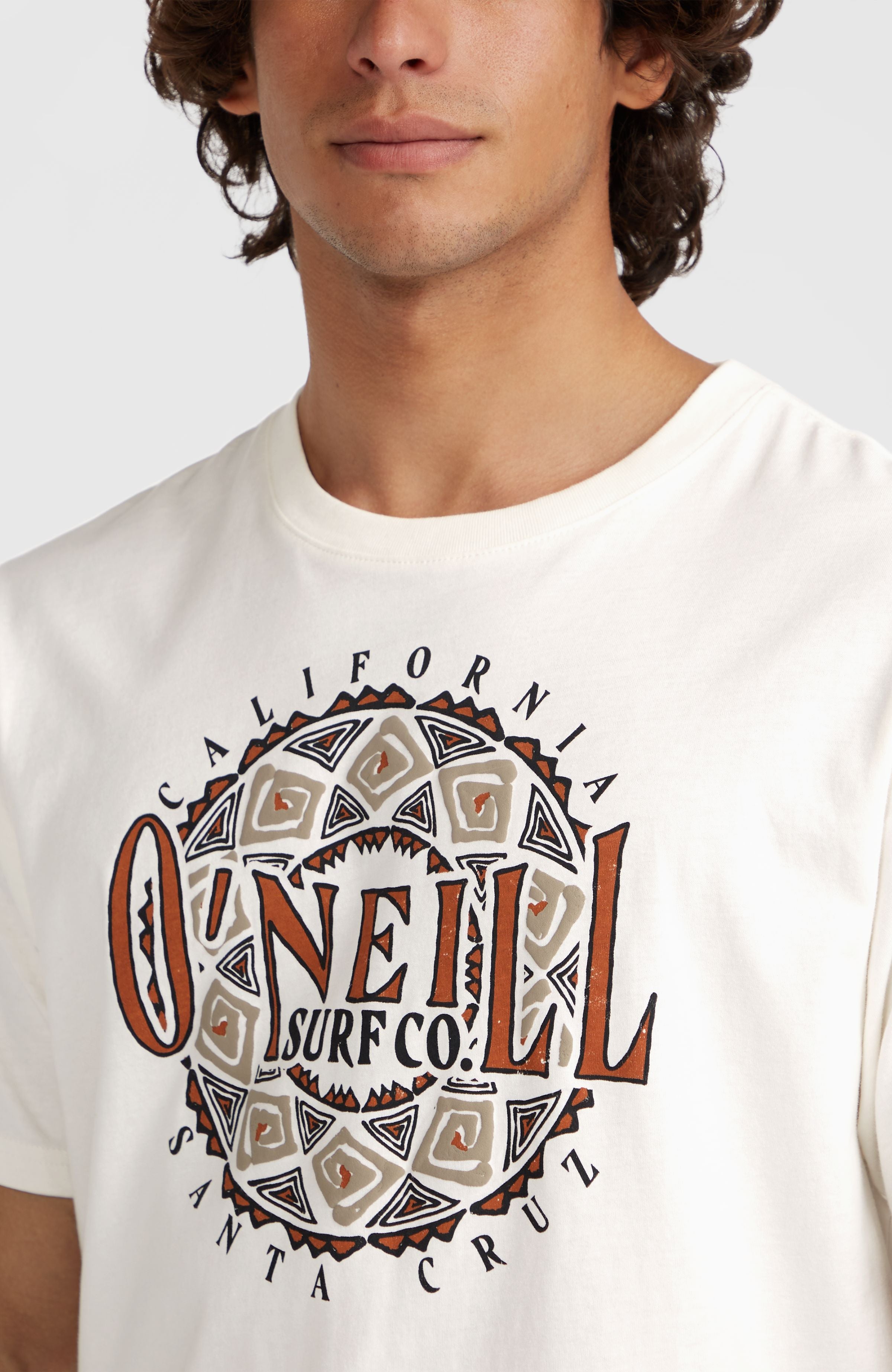 Ikat Graphic T-Shirt Snow White