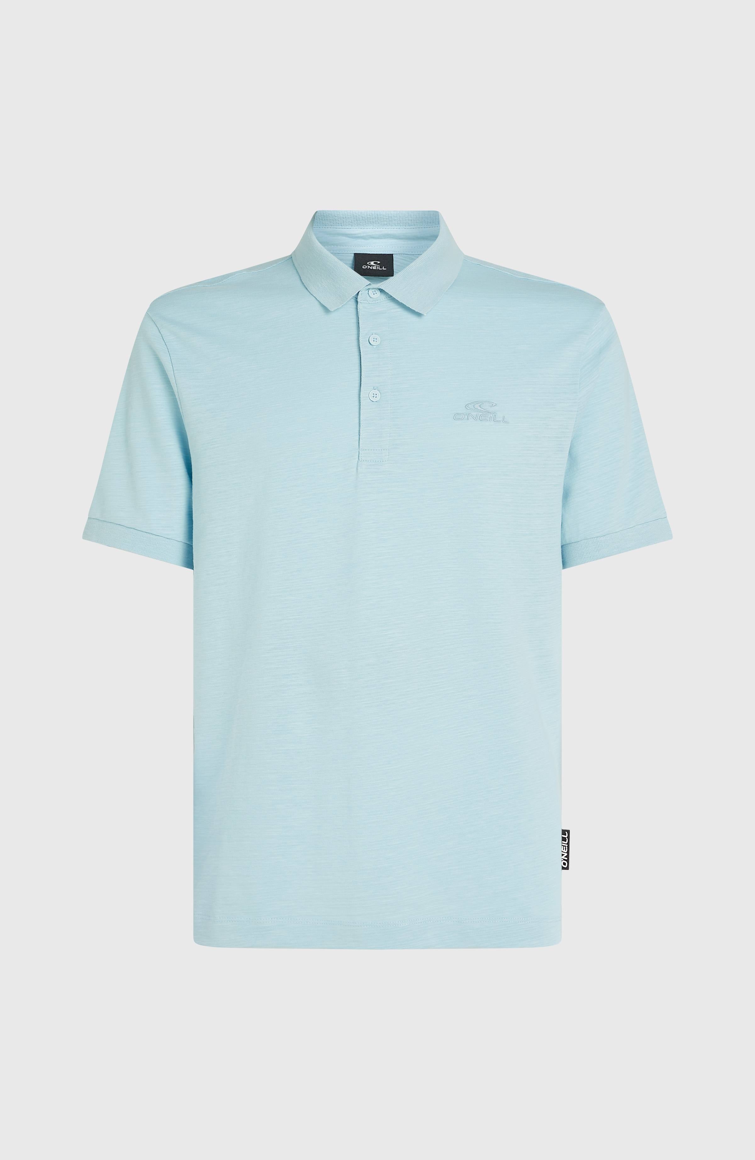 Slub Small Logo Polo Morning Glory