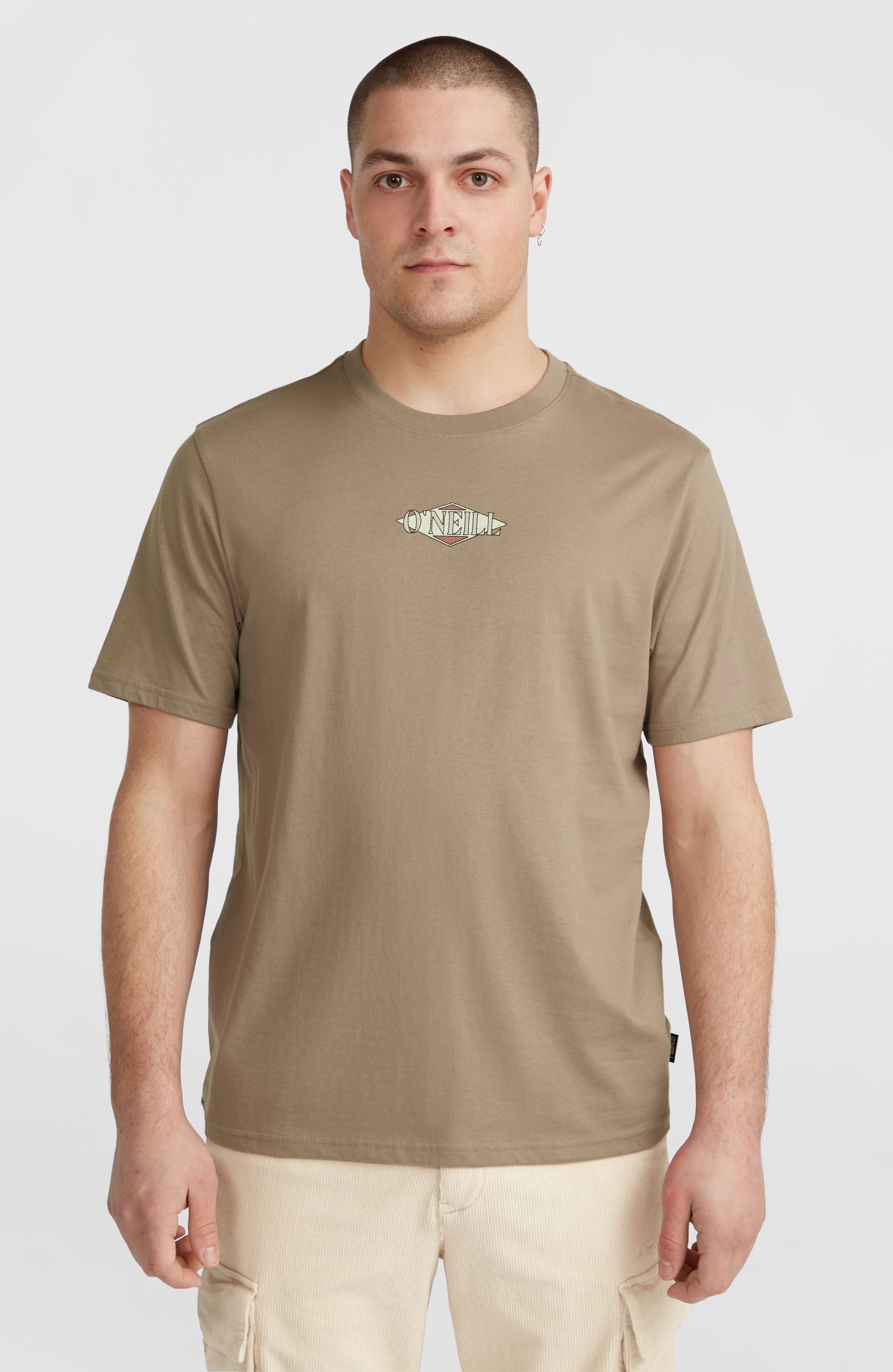 Back Print T-Shirt Concrete