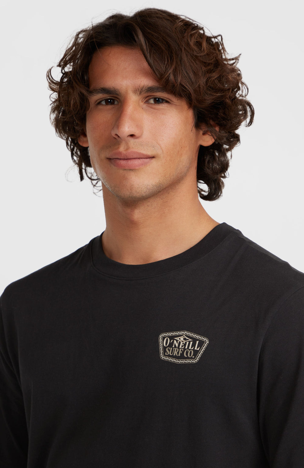 Small Chest Print T-Shirt Black Out