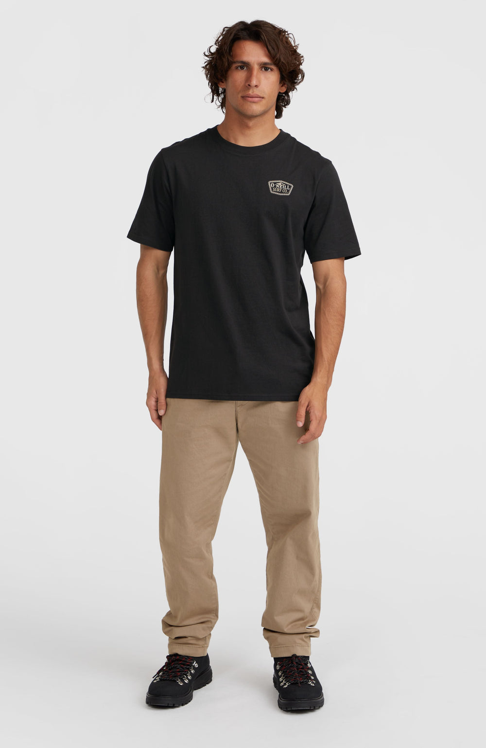 Small Chest Print T-Shirt Black Out