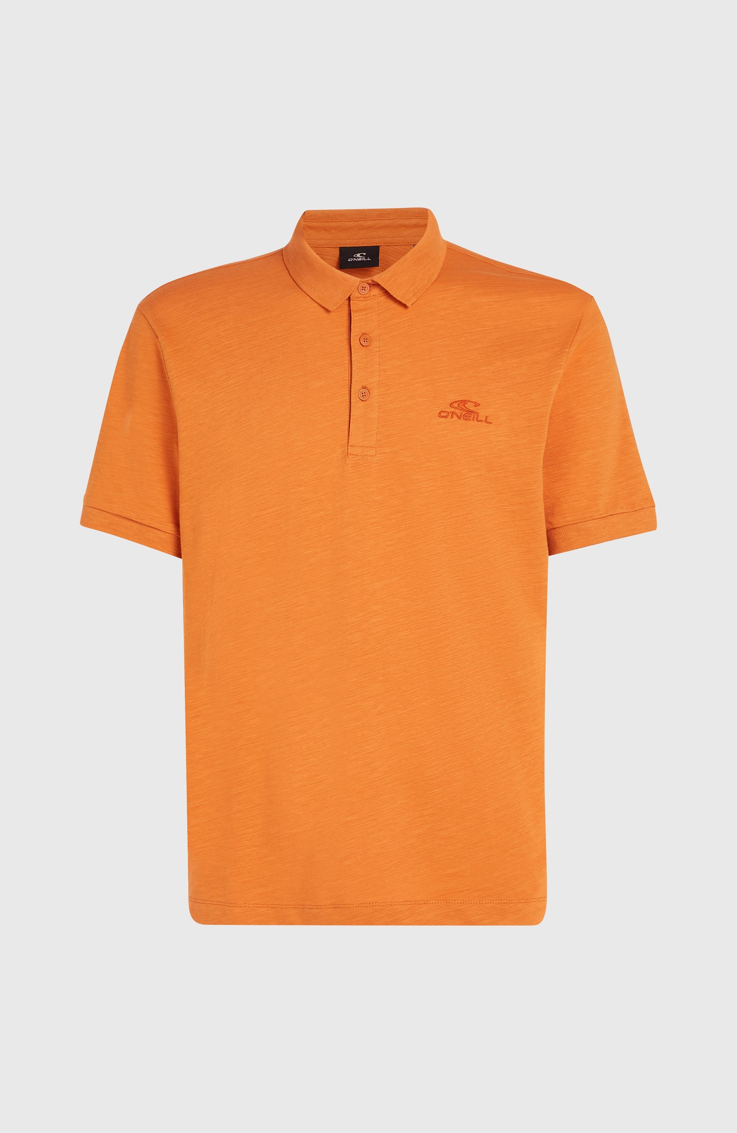 Slub Small Logo Polo Cinnamon Stick