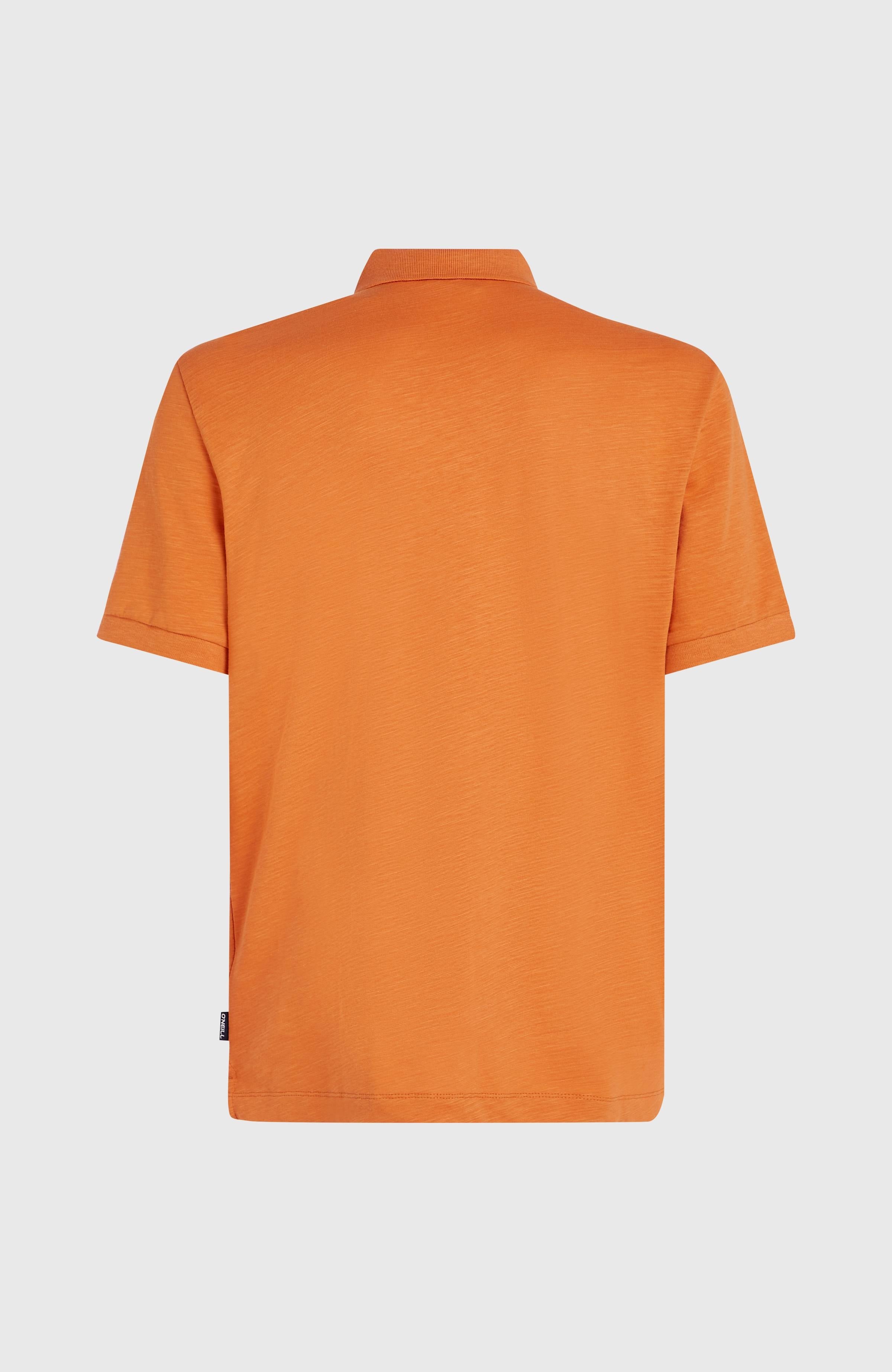 Slub Small Logo Polo Cinnamon Stick
