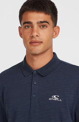 Slub Small Logo Polo Ink Blue