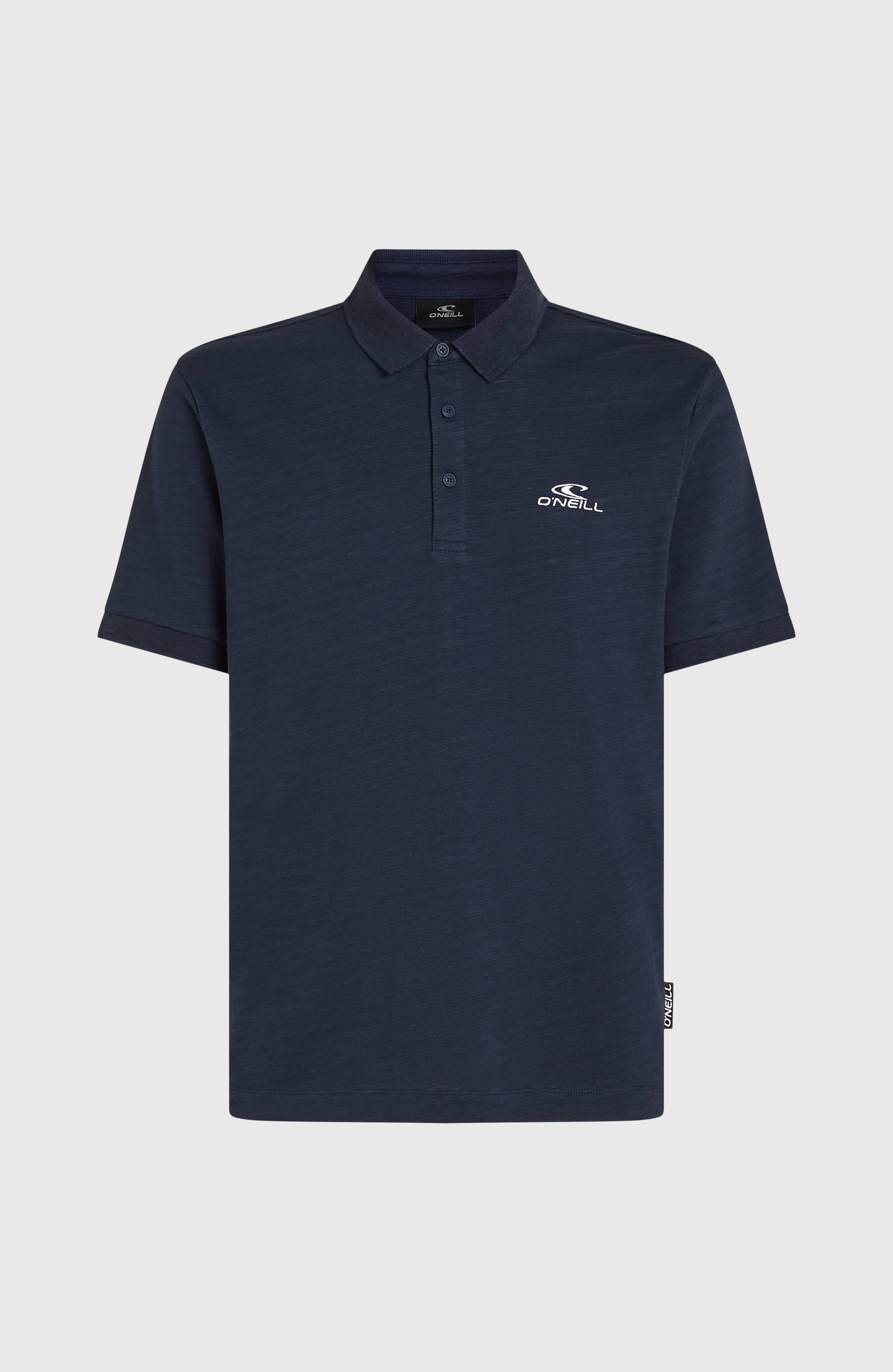 Slub Small Logo Polo Ink Blue