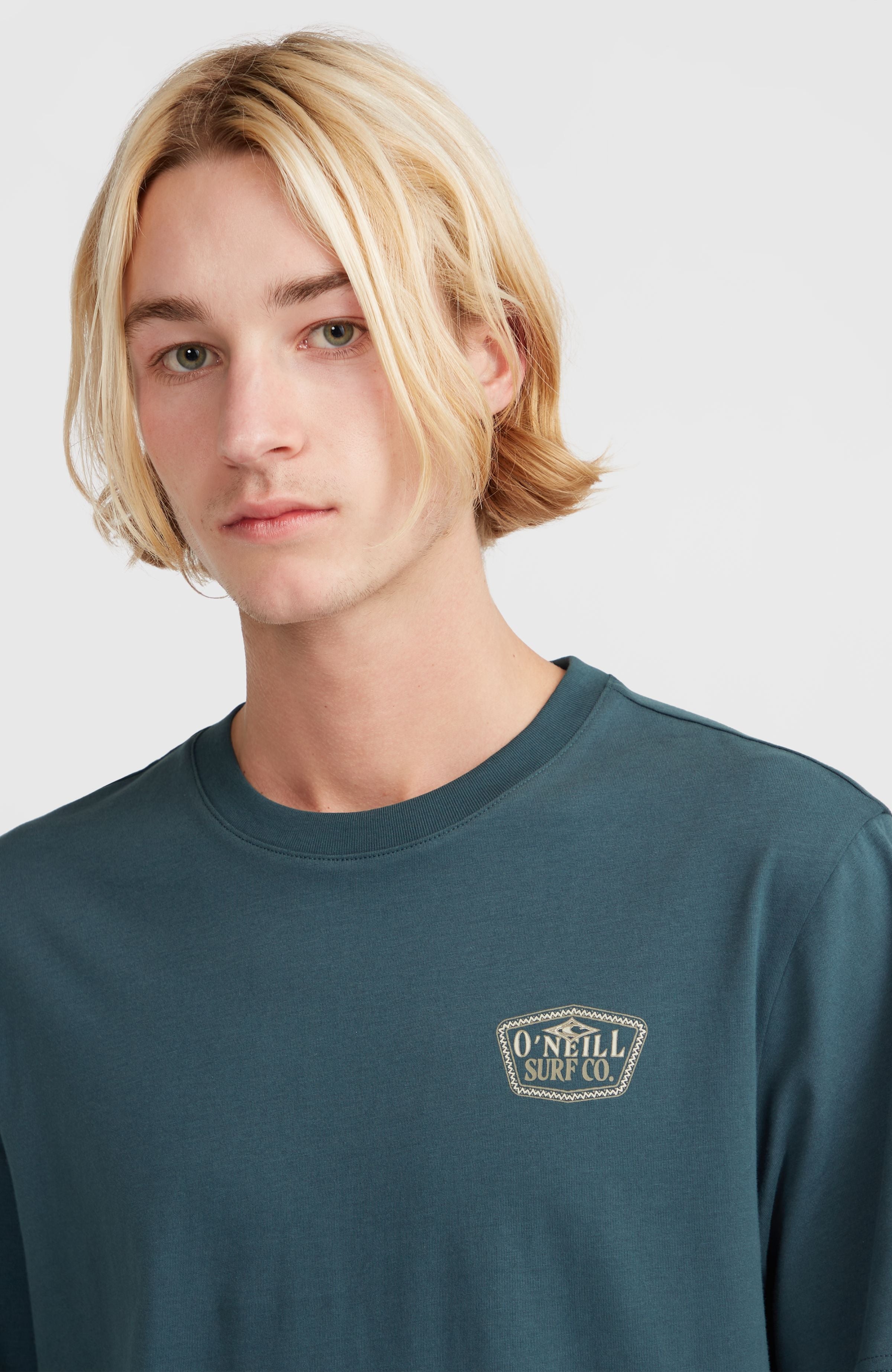 Small Chest Print T-Shirt Alma Steel