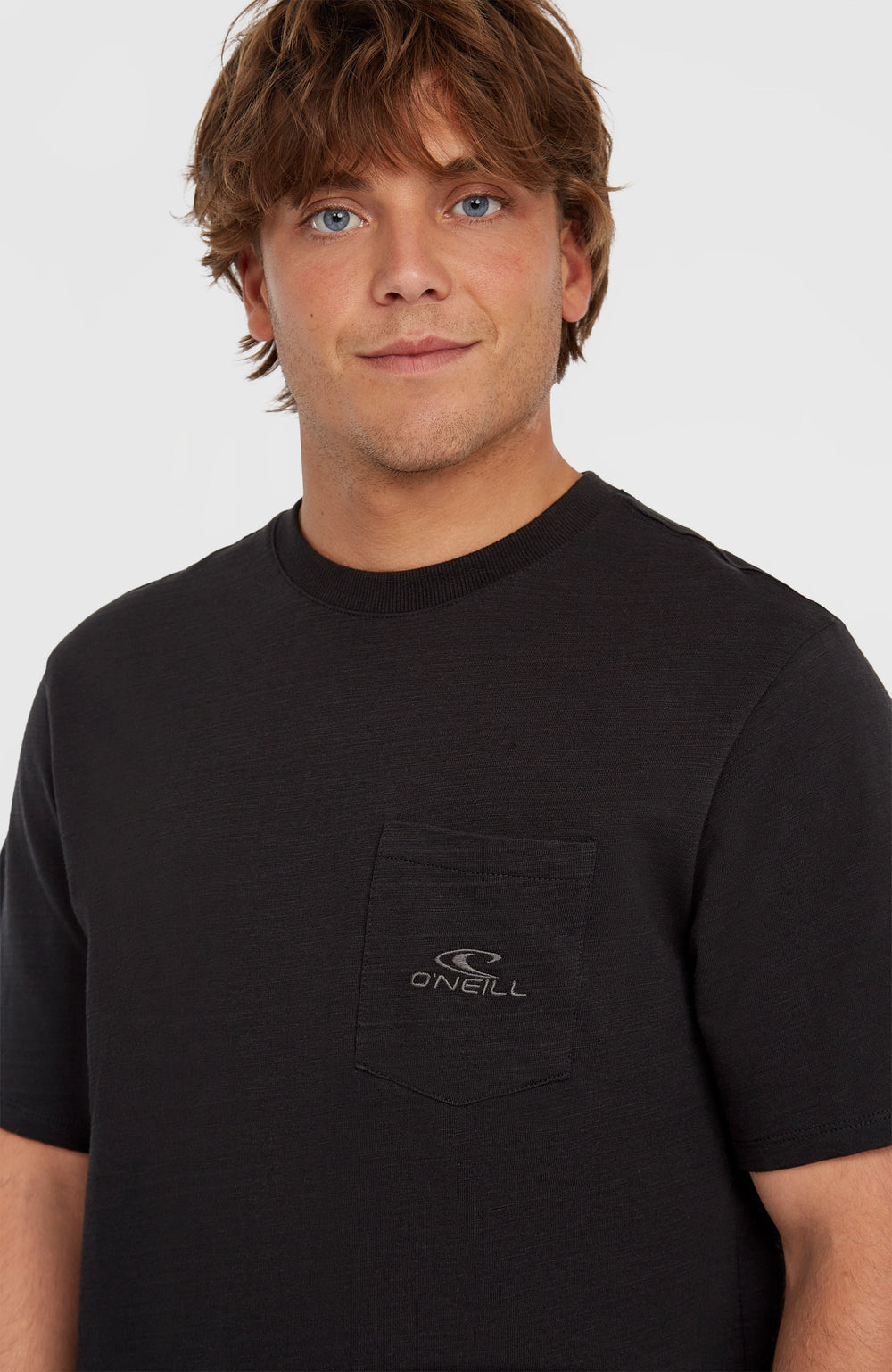 Slub Chest Pocket T-Shirt Black Out
