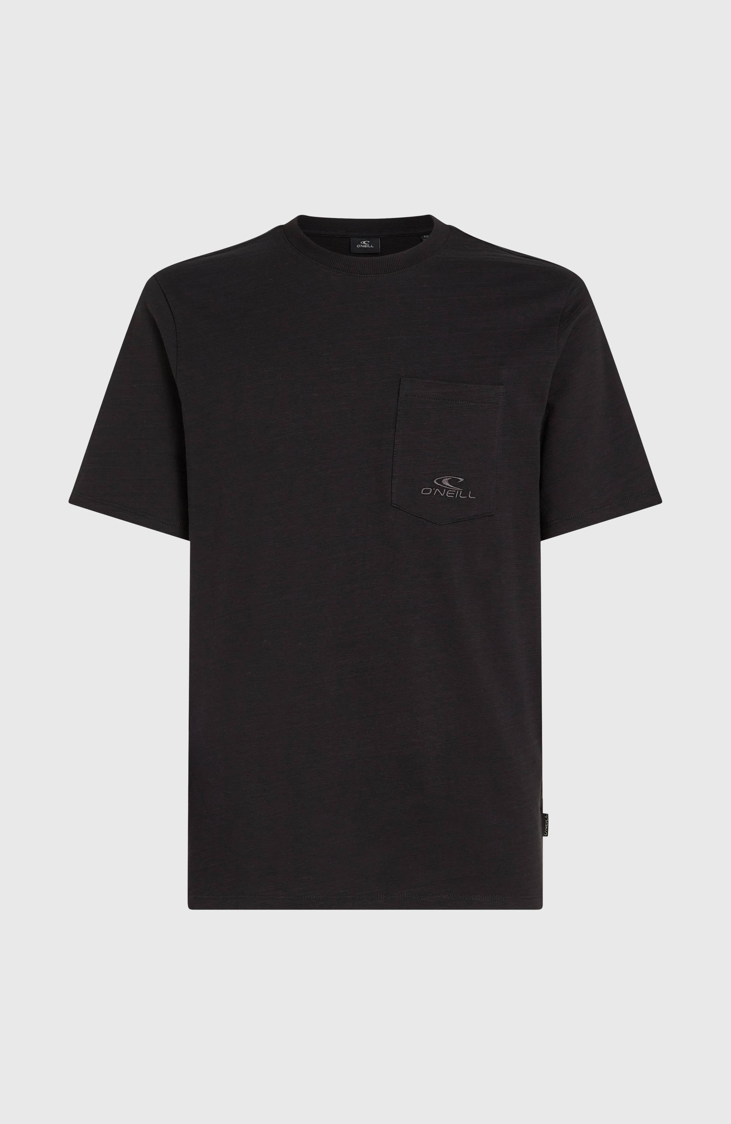 Slub Chest Pocket T-Shirt Black Out