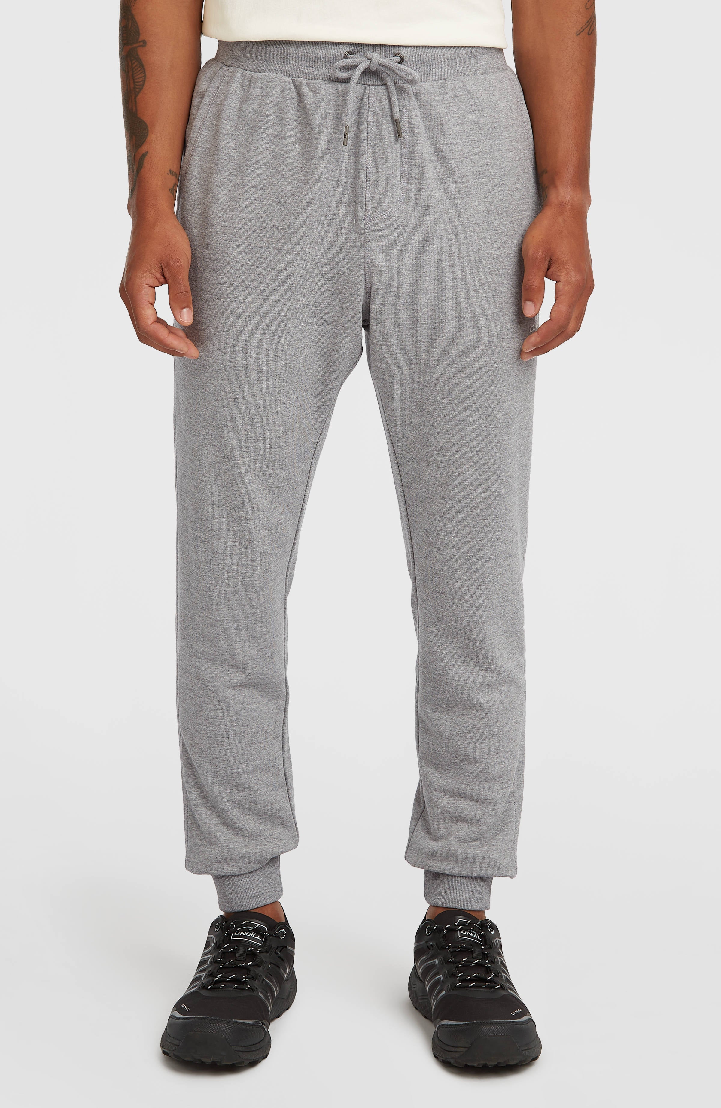 Small Logo Sweatpants Silver Melee