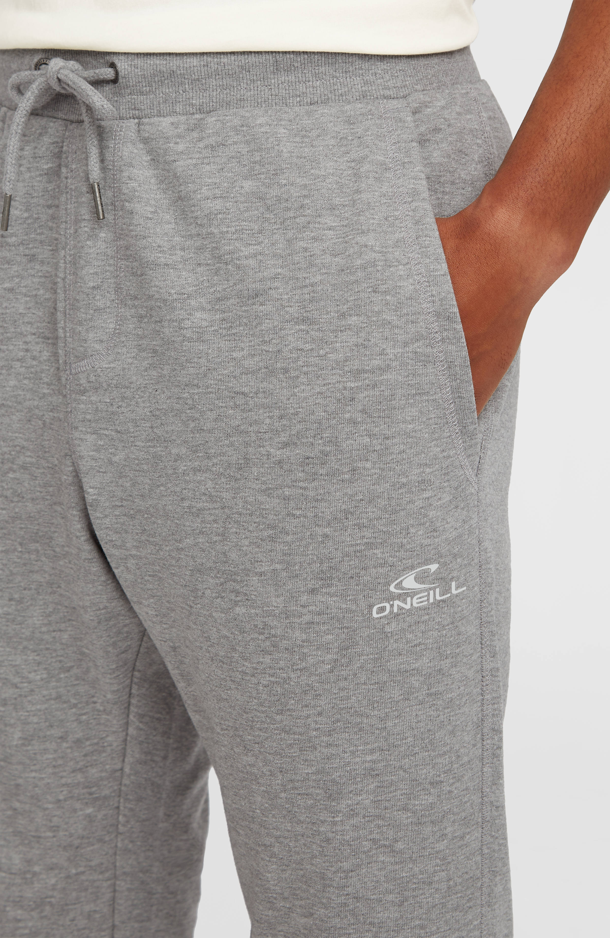 Small Logo Sweatpants Silver Melee