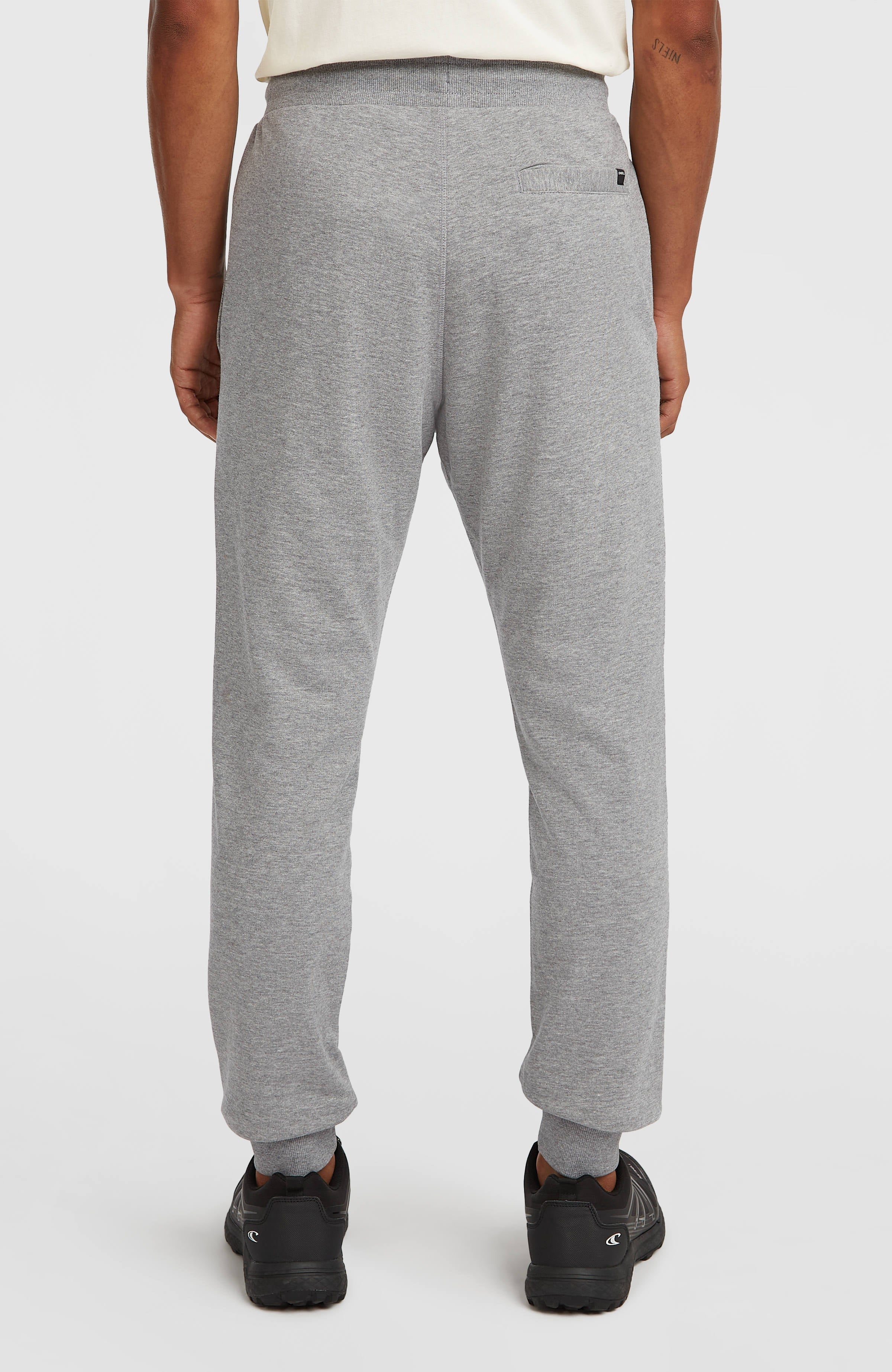 Small Logo Sweatpants Silver Melee