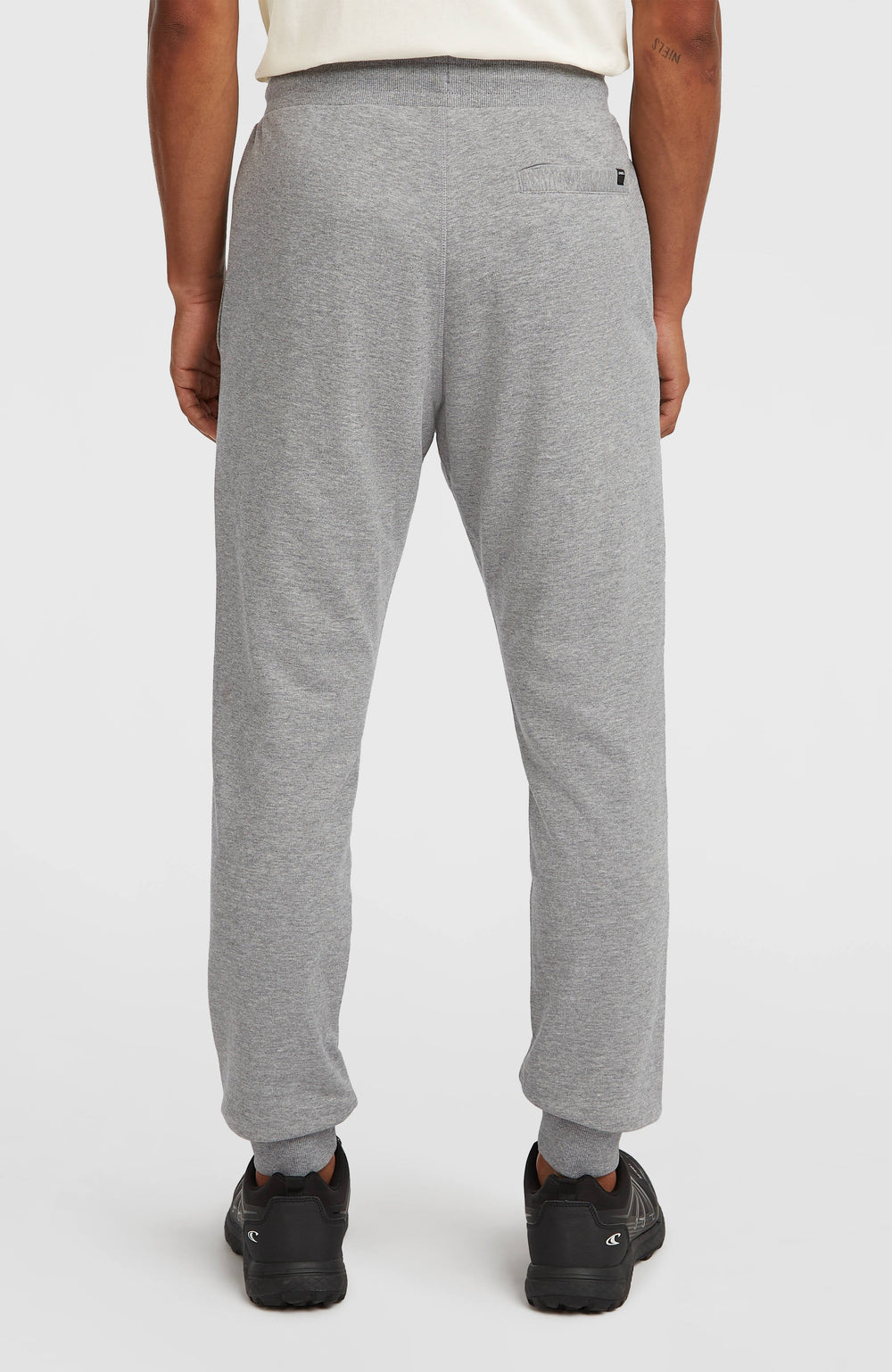 Small Logo Sweatpants Silver Melee