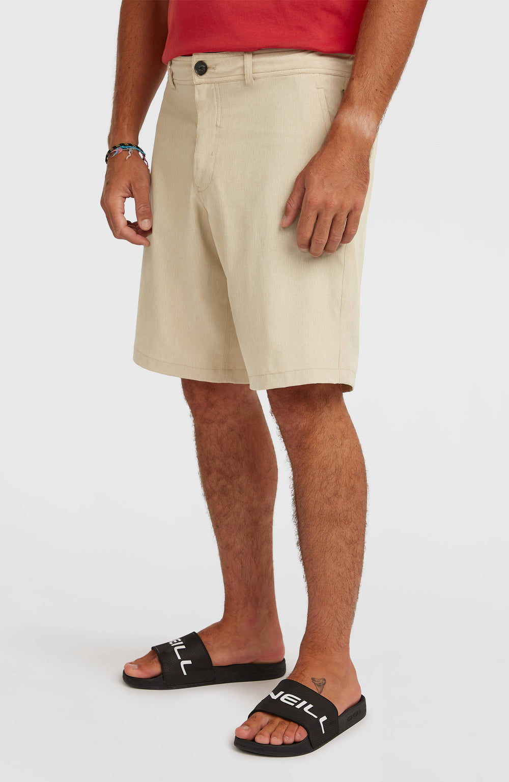 Hybrid 19" Melange Shorts Cocoa Sand