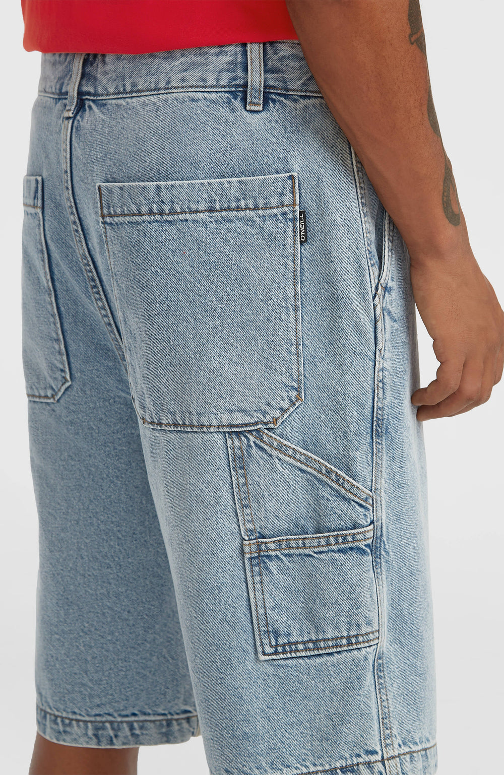 Essentials Denim Shorts Denim Blue