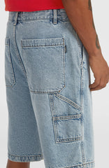 Essentials Denim Shorts Denim Blue