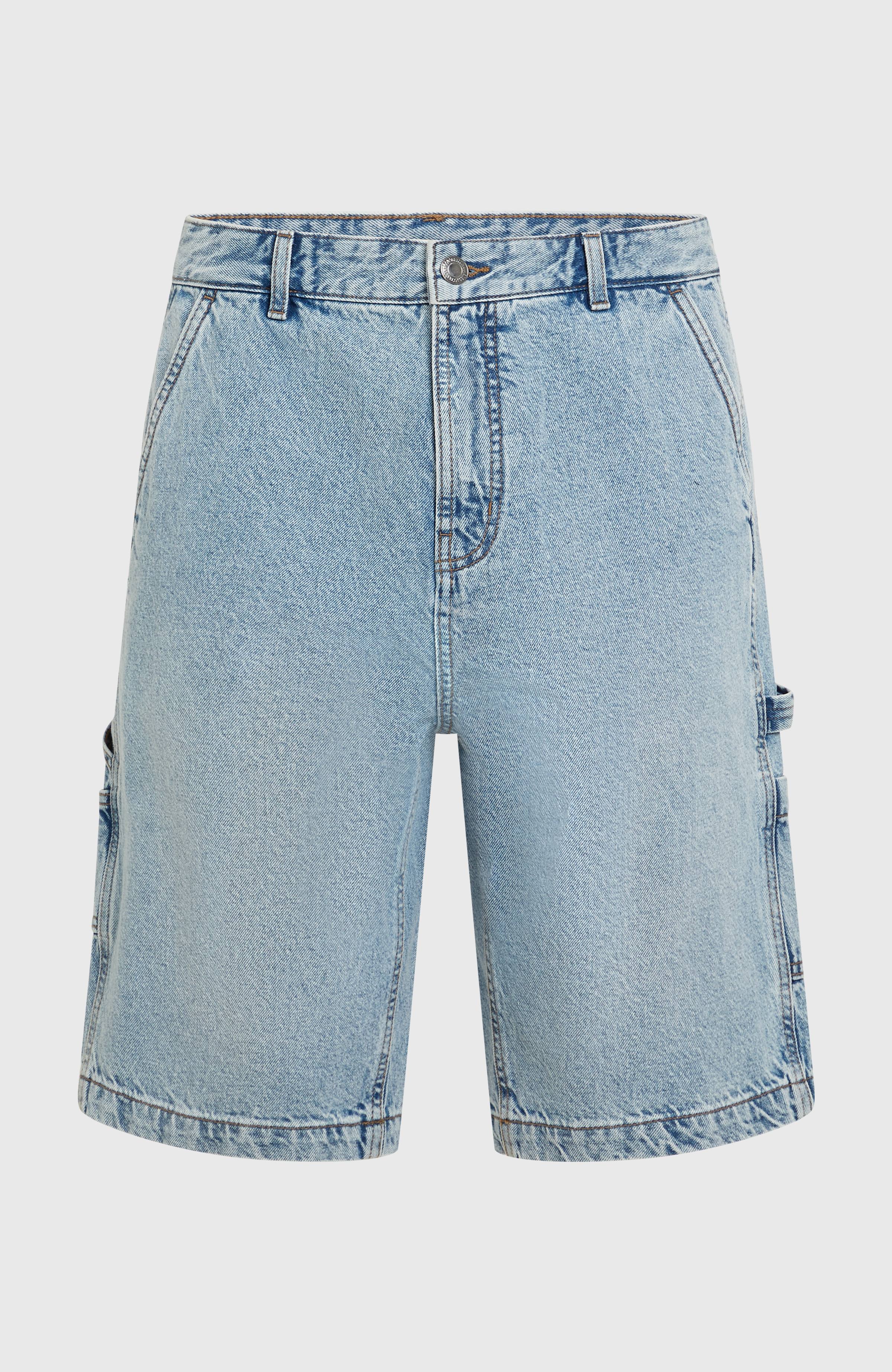 Essentials Denim Shorts Denim Blue