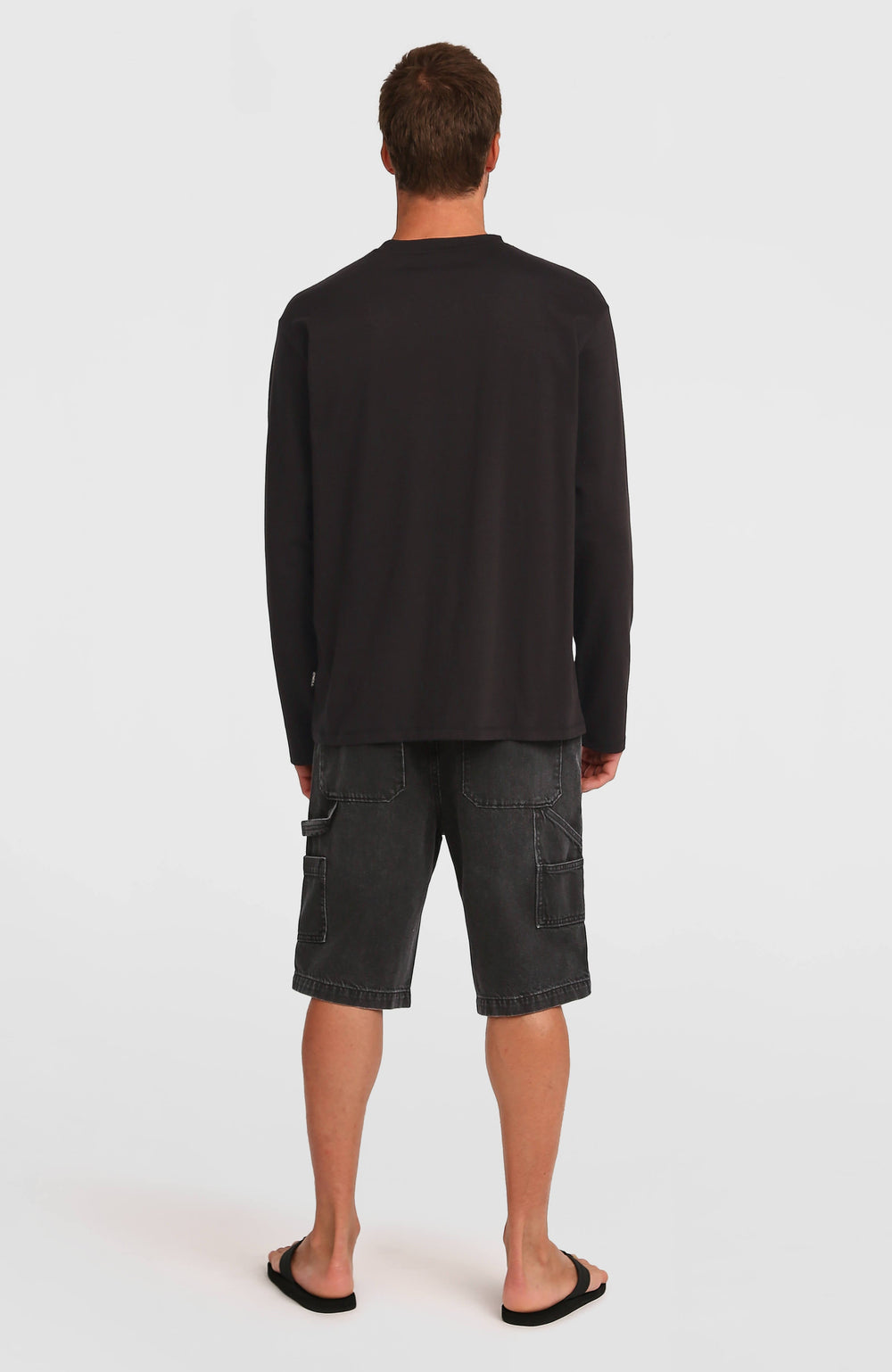 Essentials Denim Shorts Black Out