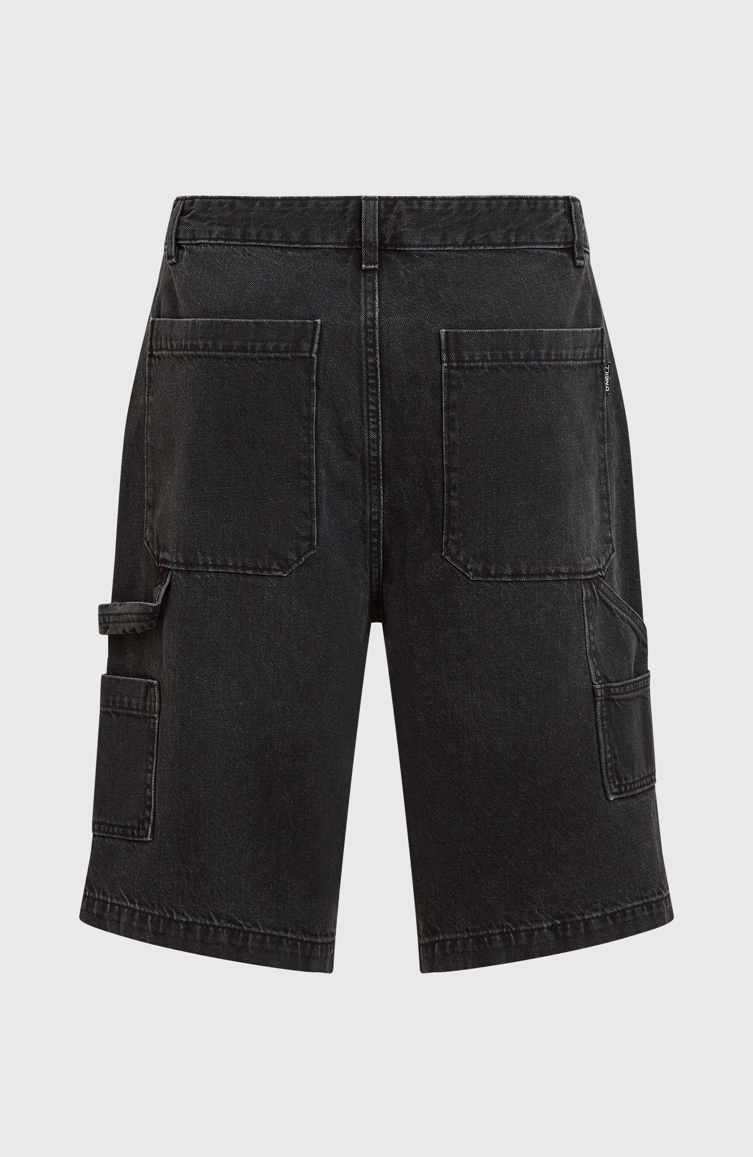 Essentials Denim Shorts Black Out
